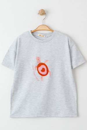 3-7 Years Printed Kids T-Shirt Gray - 624645.1576.