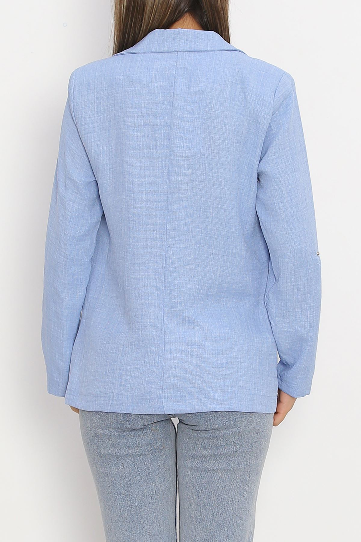 Spring Jacket Light Blue with Cufflinks - 18950.1247.