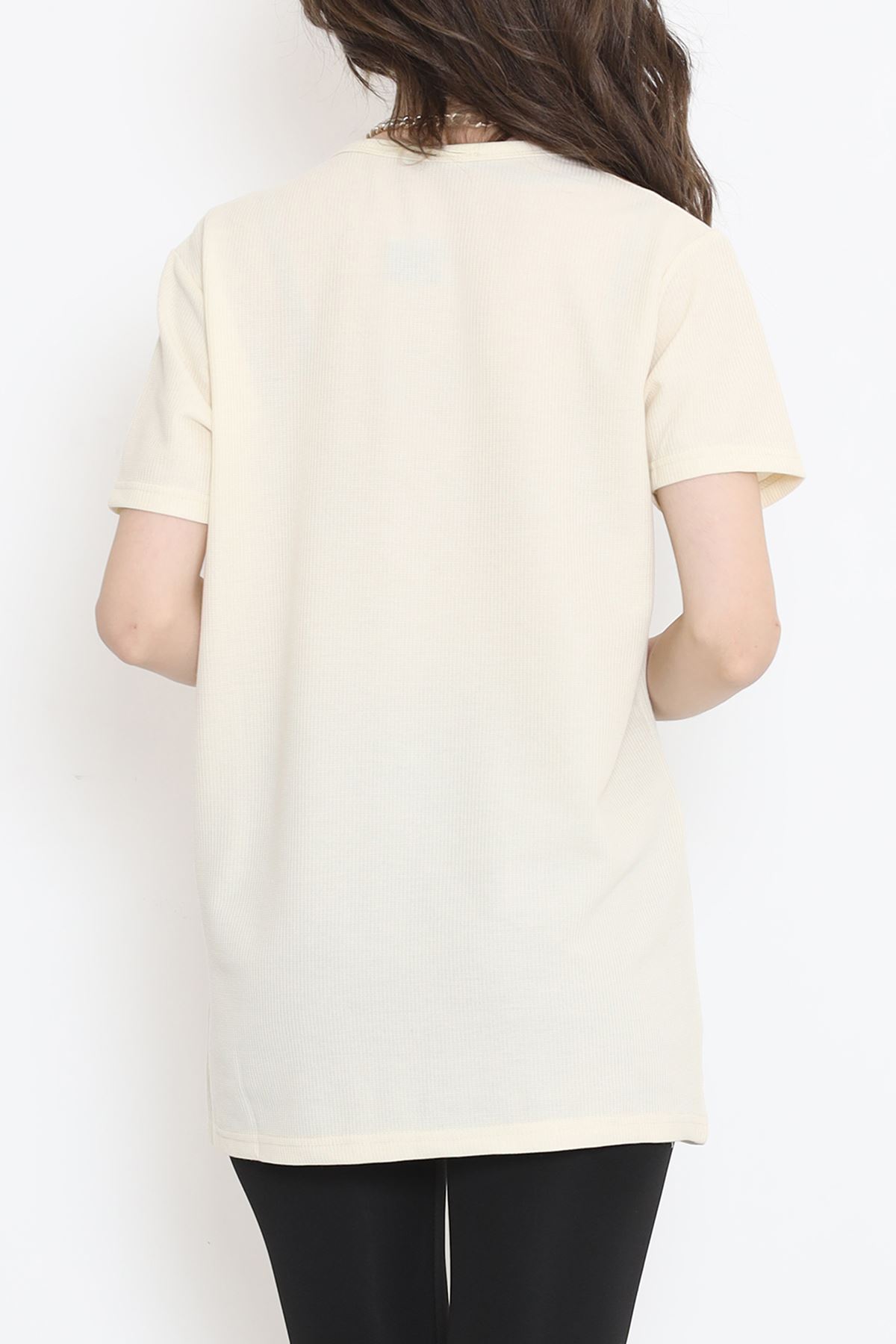 Waffle T-shirt Beige - 152433.275.