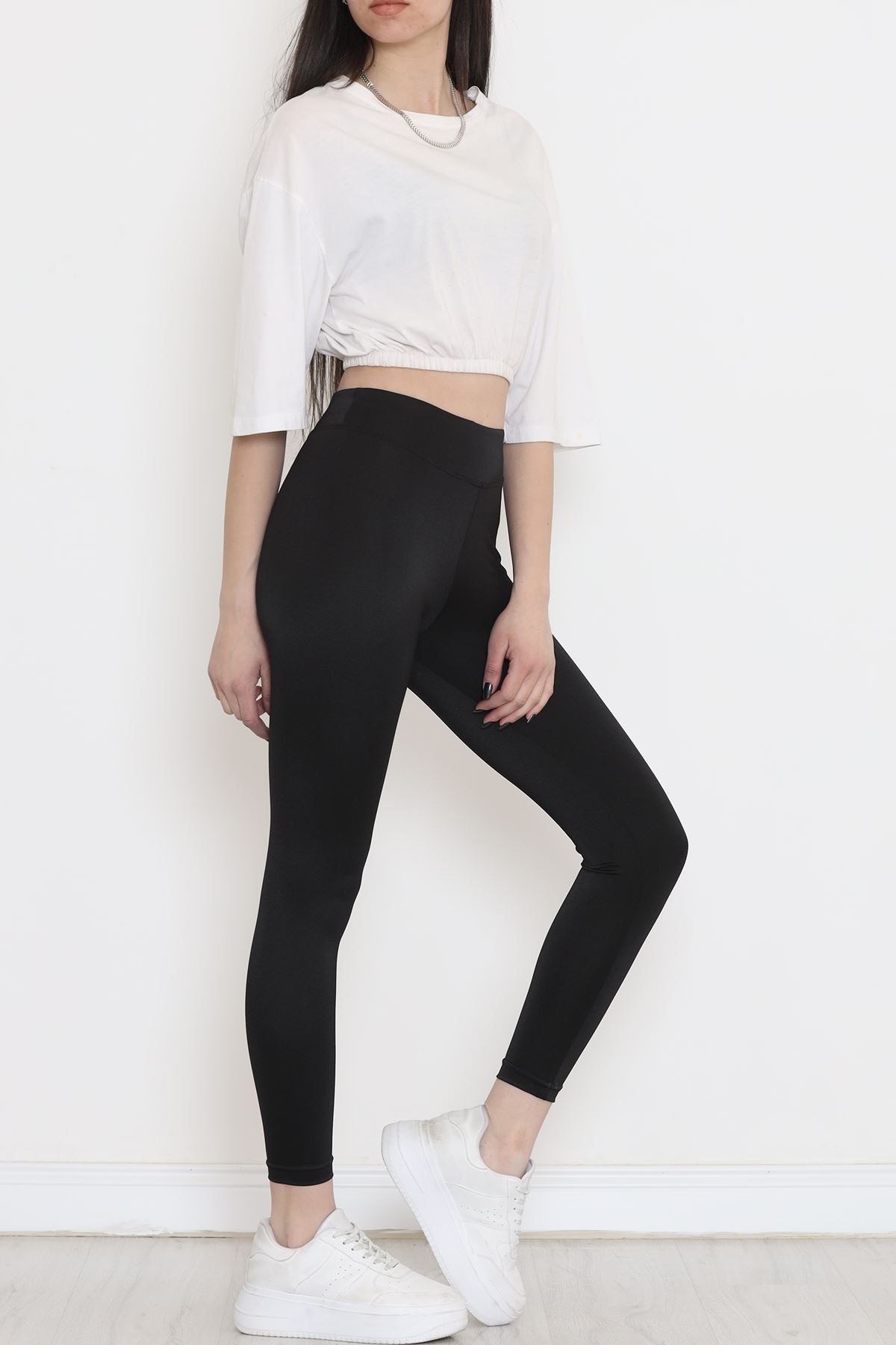 Shiny Disco Leggings Black1 - 12445.1778.