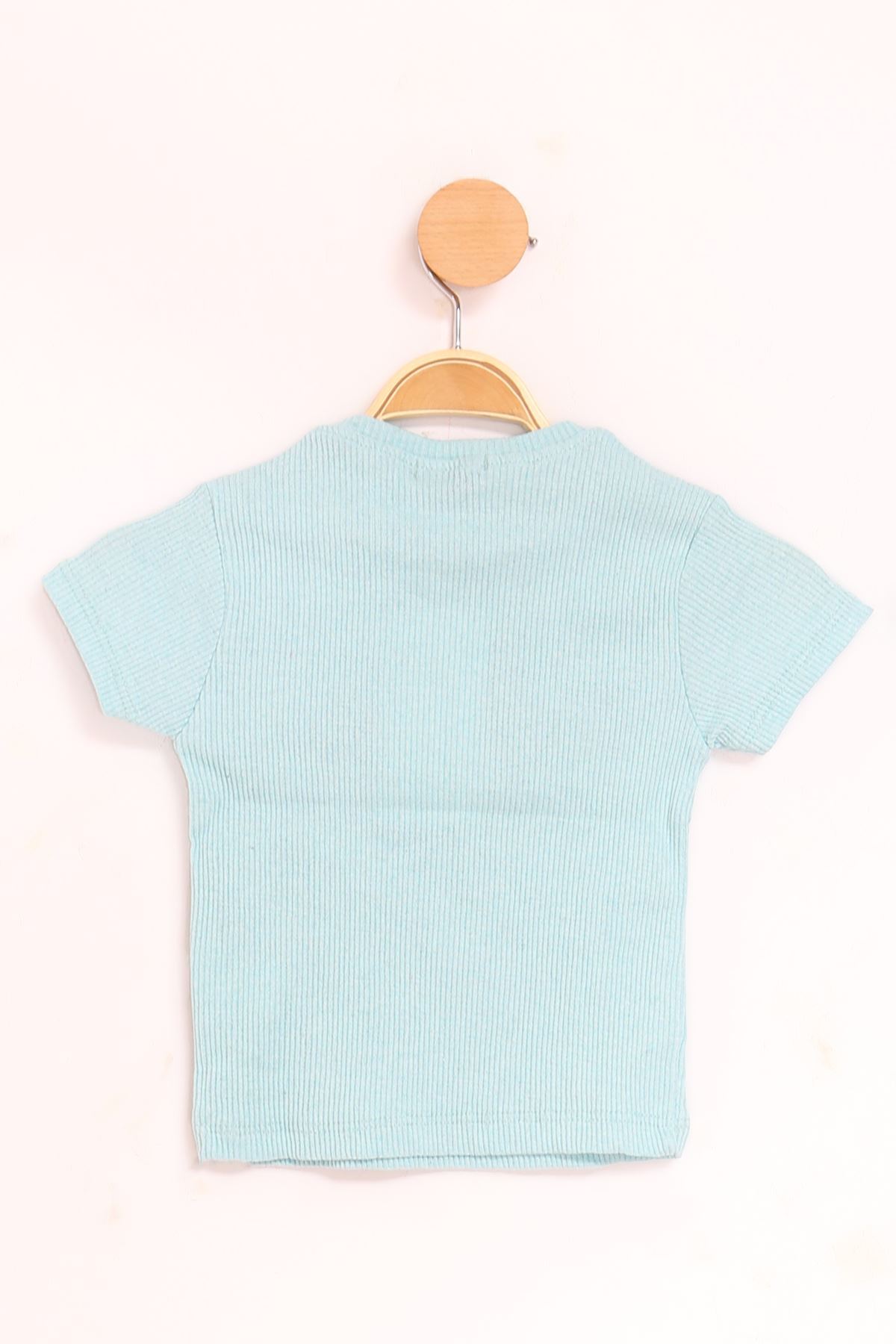 2-10 Years Children's Blouse Turquoise - 18873.1567.