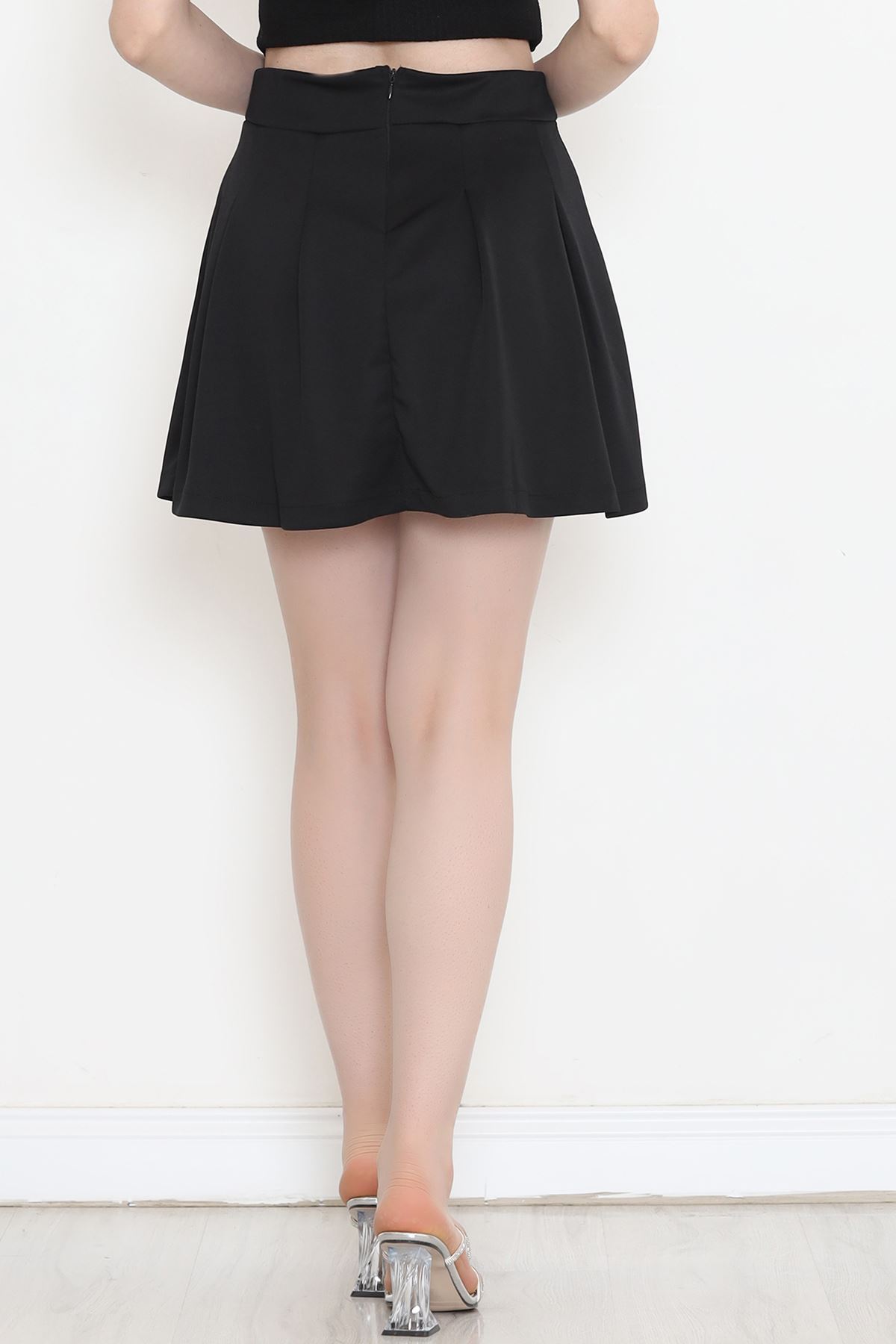 Mini Skirt with Belt Black - 16676.631.