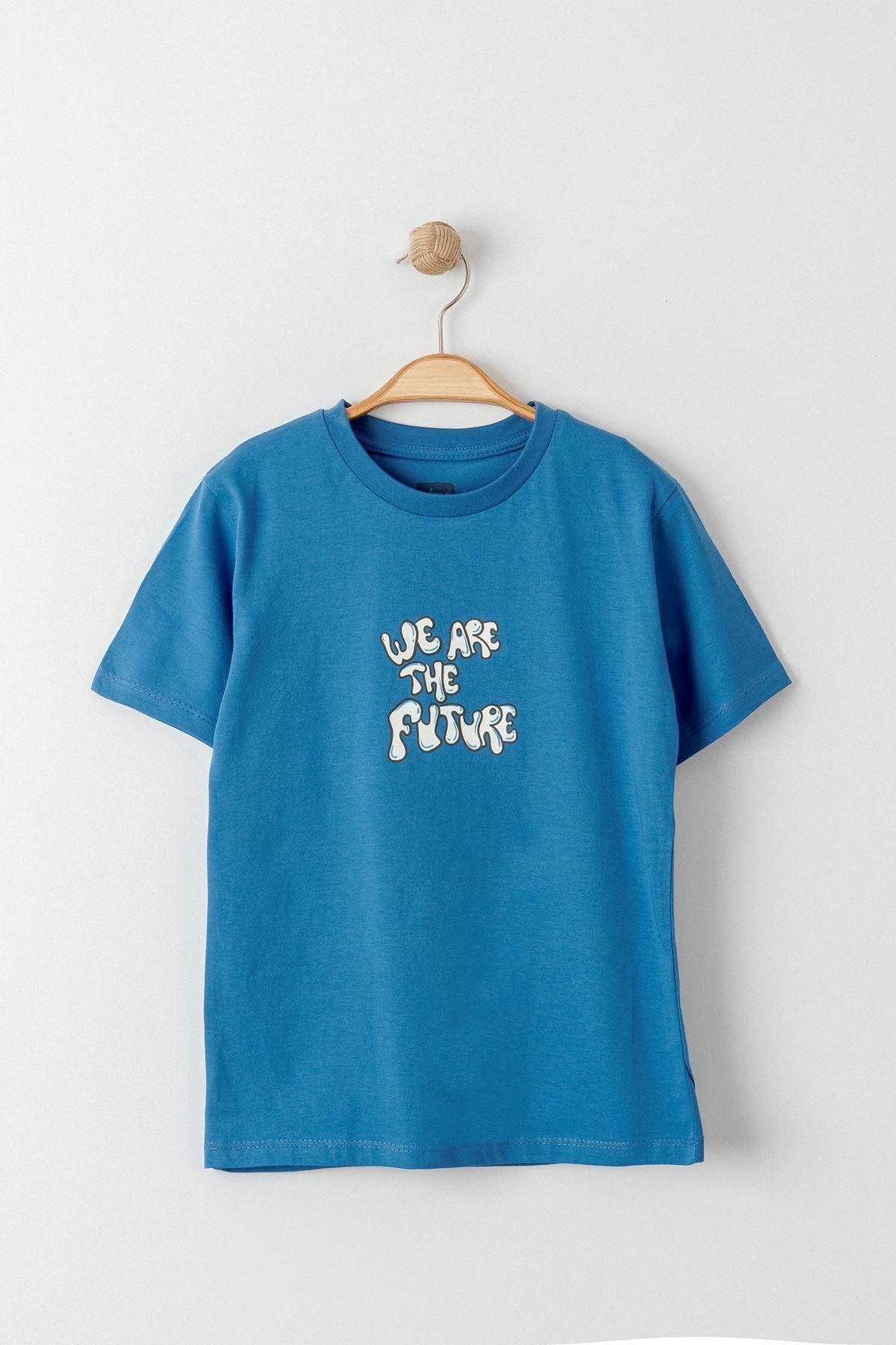 3-7 Years Printed Kids T-Shirt Indigo - 224258.1576.