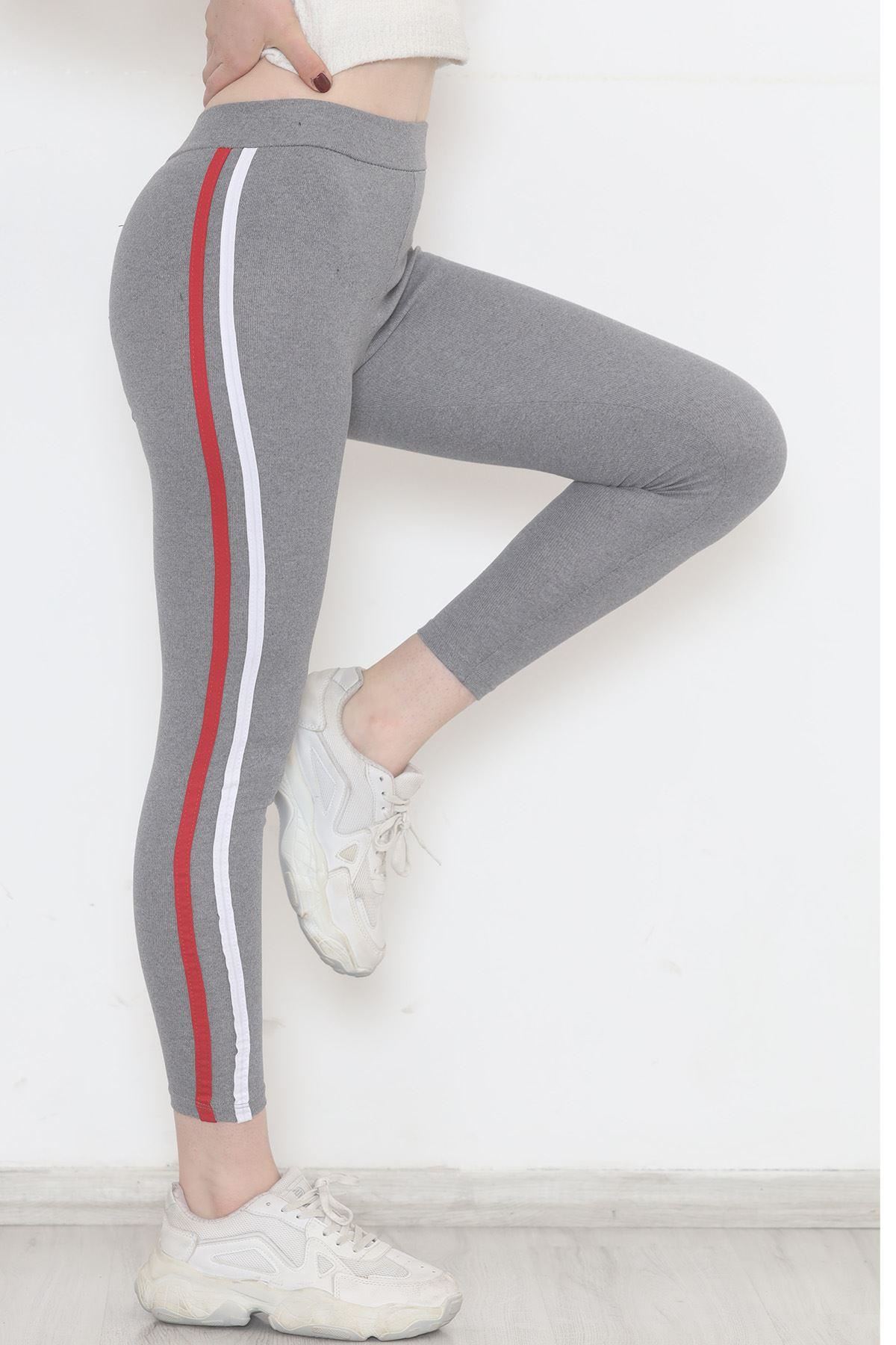 Double Stripe Ribbed Leggings Grikred - 9948.1567.