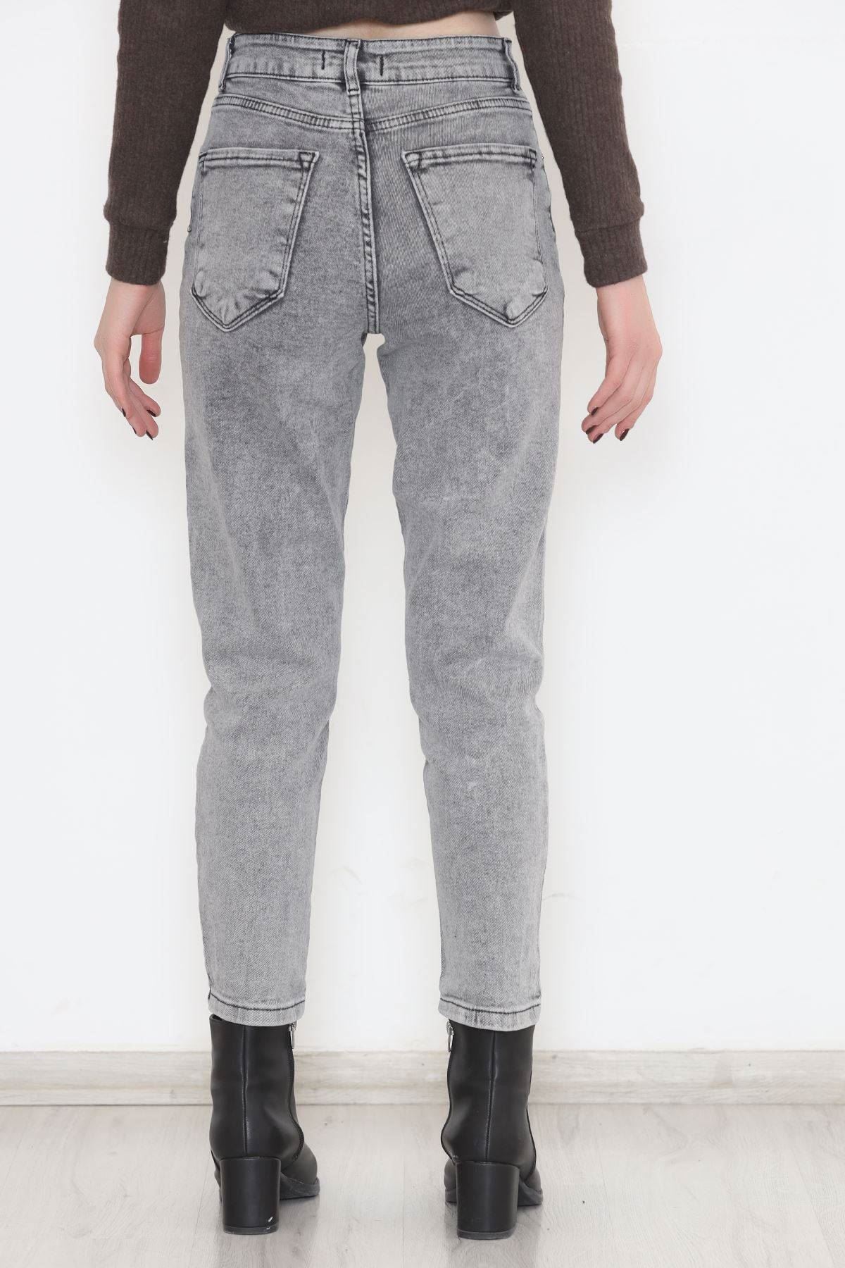 Boyfriend Kot Trousers Gri2 - 11917.1431.