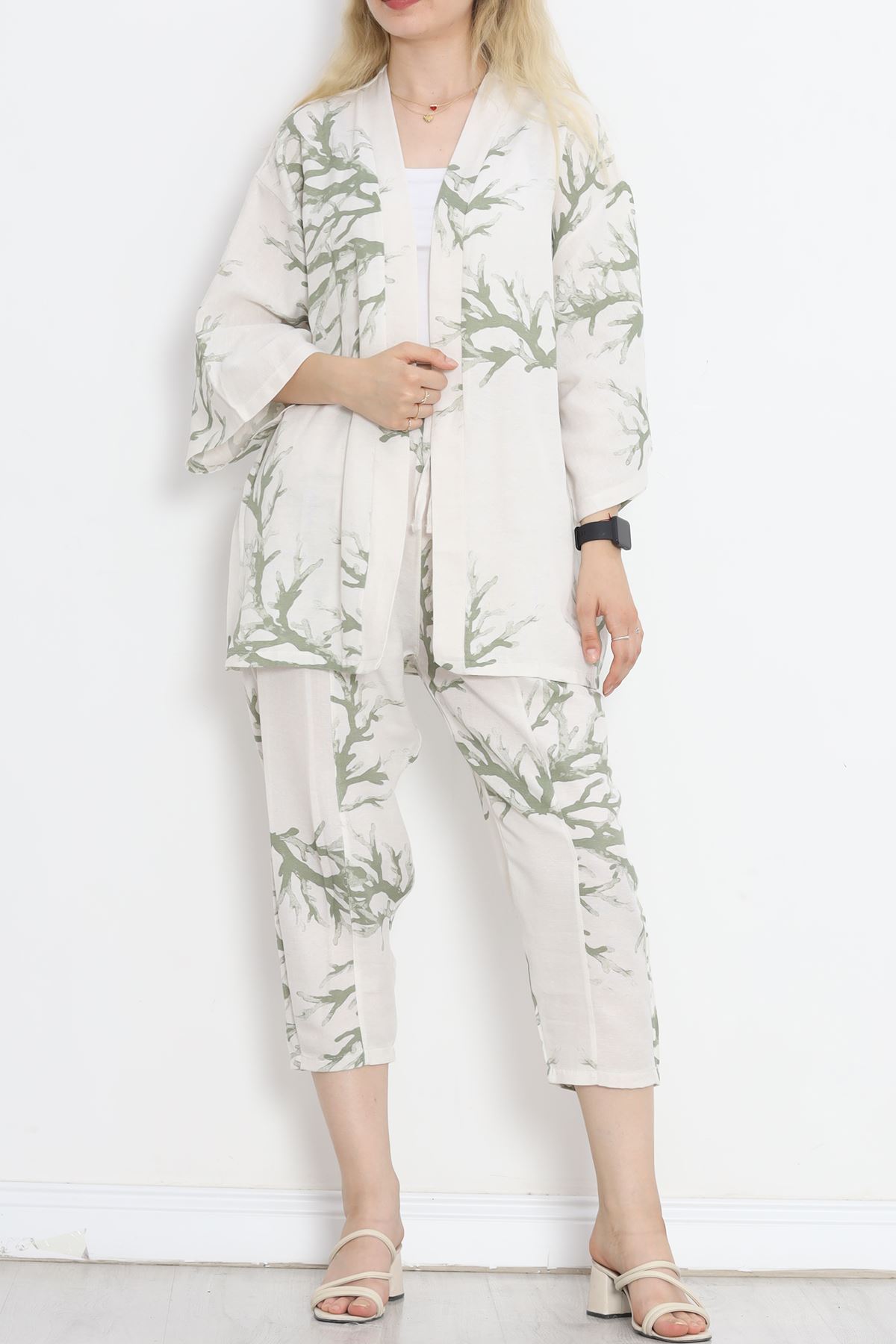 Kimono Set White-Green - 152342.701.