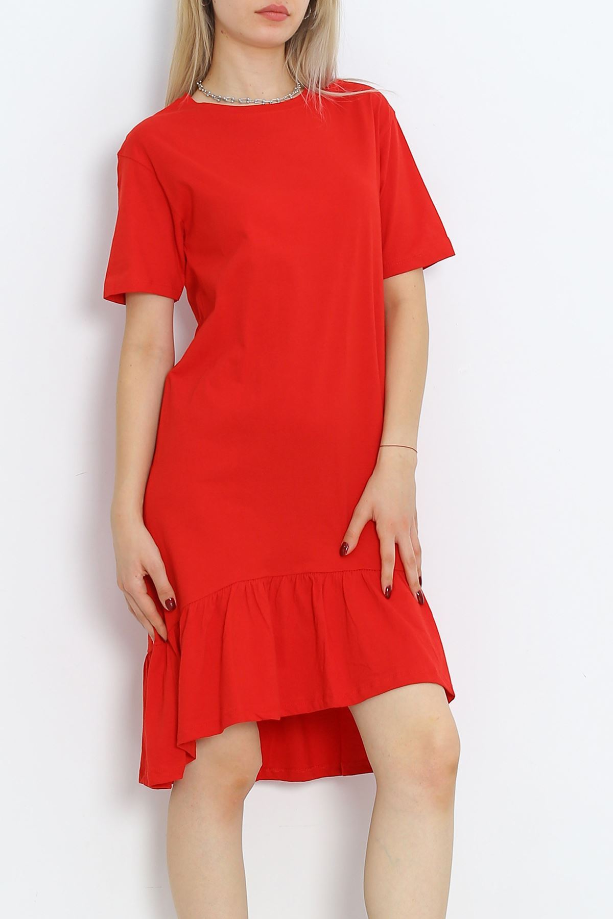 Ruffled Dress Red - 15868.1567.