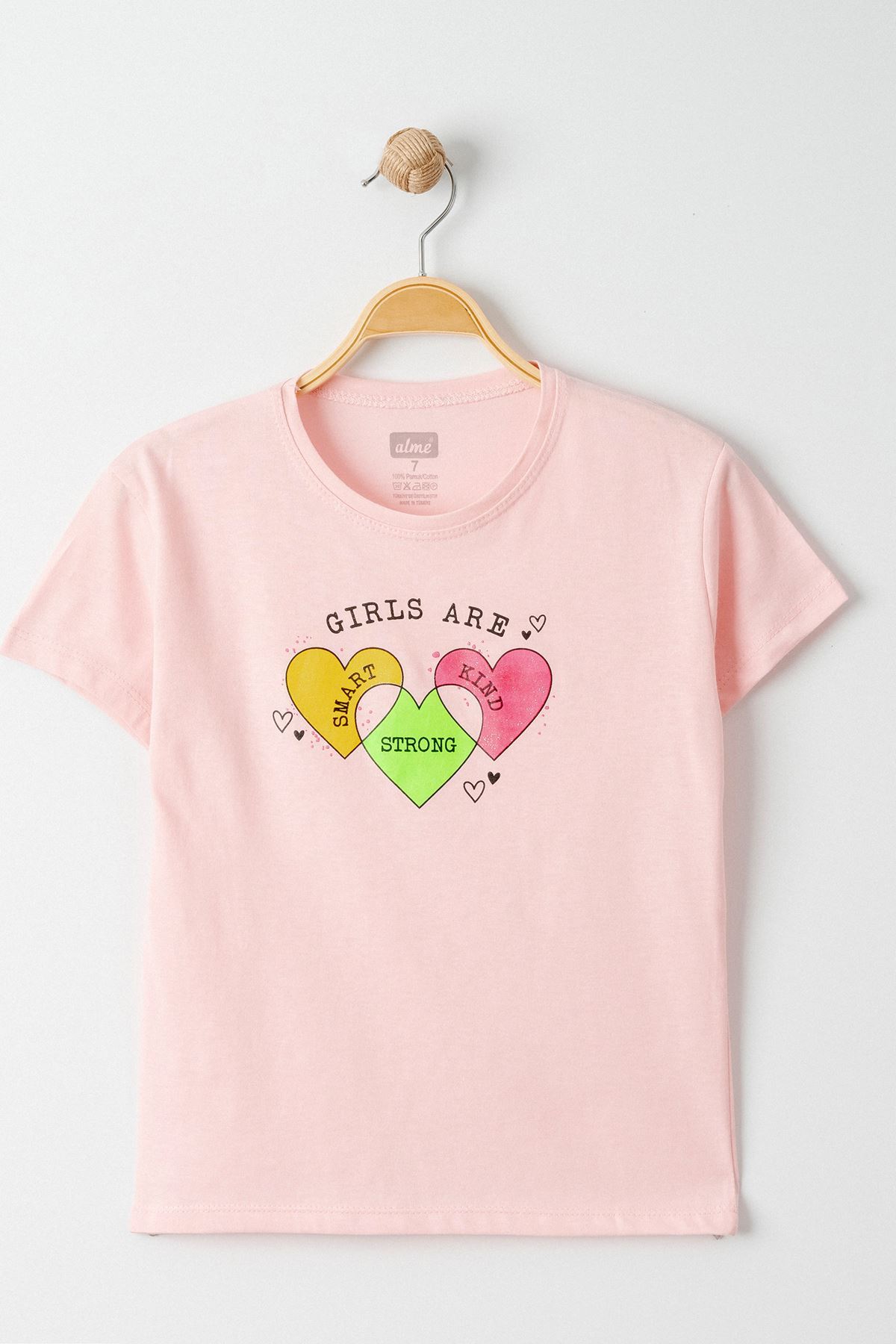 3-7 Years Printed Kids T-Shirt Pink - 624123.1576.