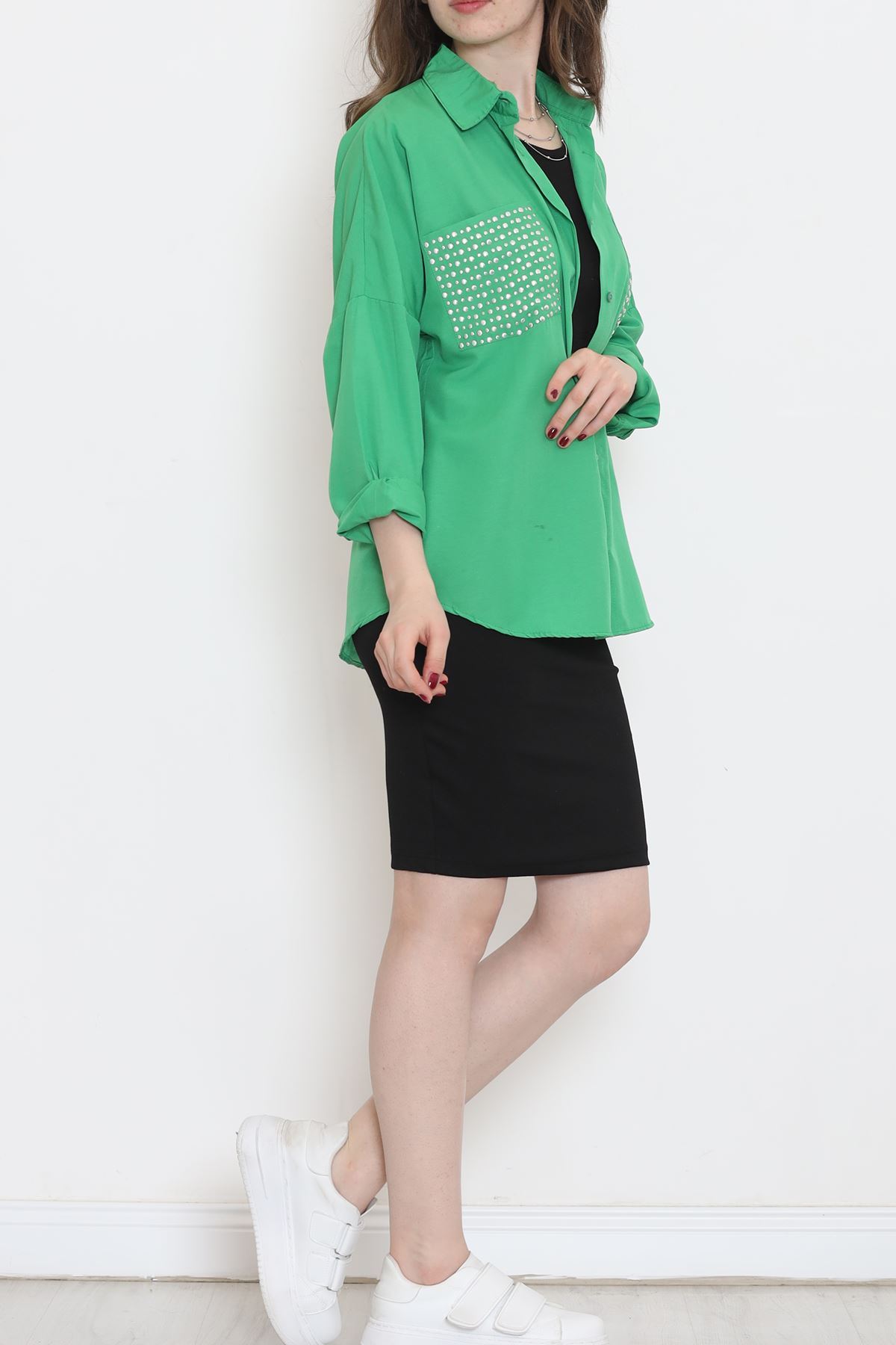 Metal Stone Shirt Green - 955.1247.