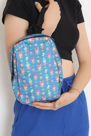 Printed Kids Bag Petrol - 11441.1624.