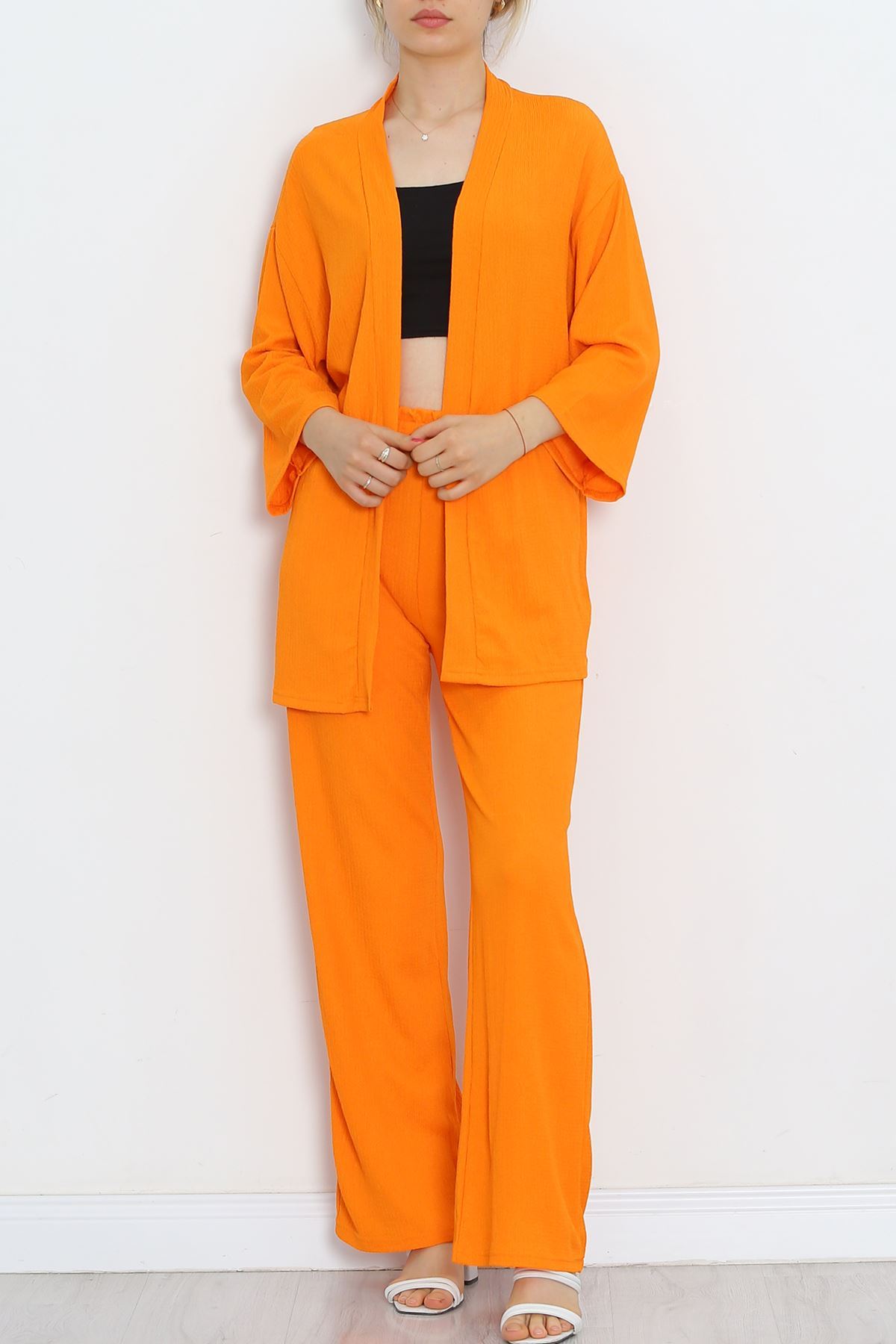 Long Kimono Suit Oranj - 722.1247.