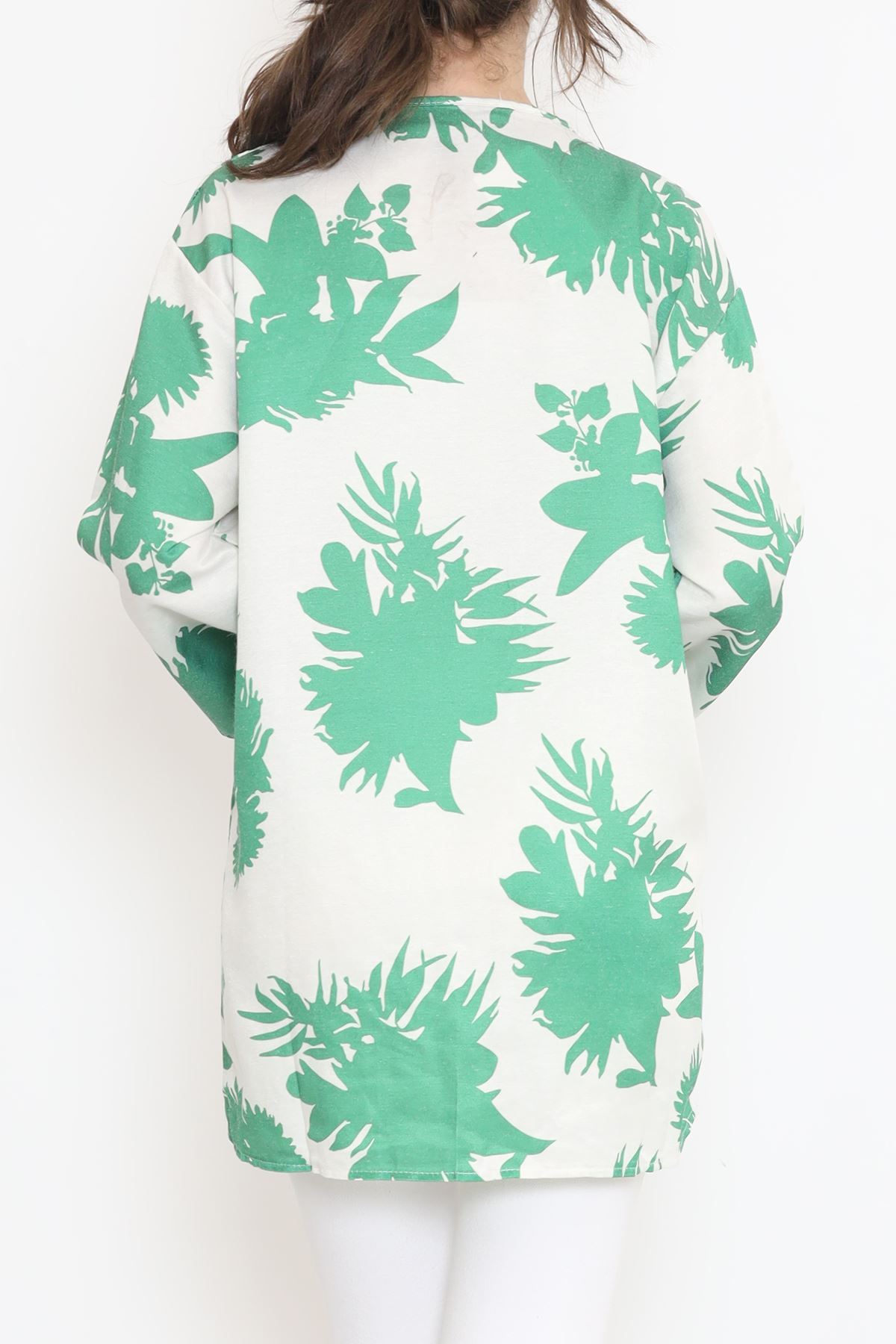 Patterned Kimono Green - 17725.1247.