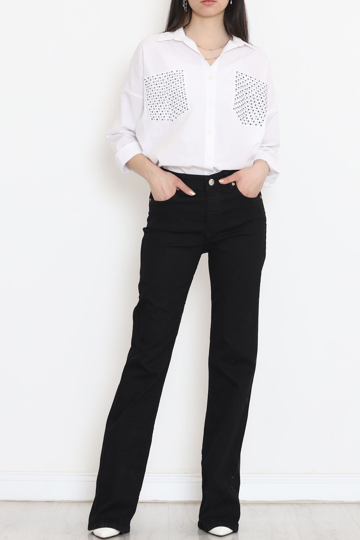 Flared Jeans Black2 - 17274.1431.