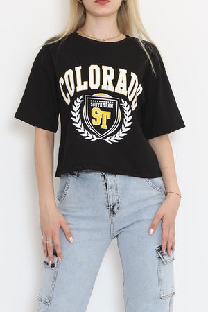 Printed T-shirt Black - 16470.1567.