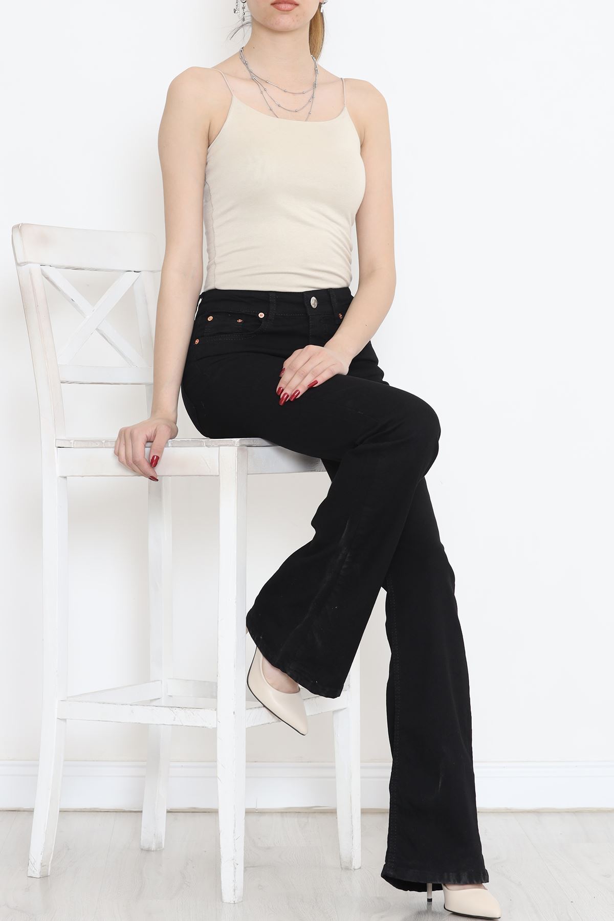 Flared Jeans Black2 - 11878.1431.