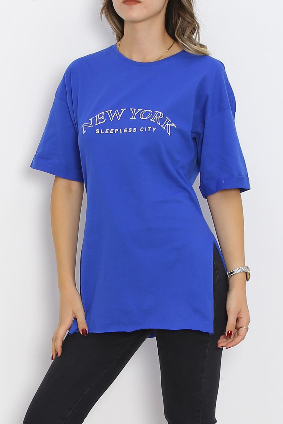 Printed Double Sleeve T-Shirt Saks - 16560.1567.