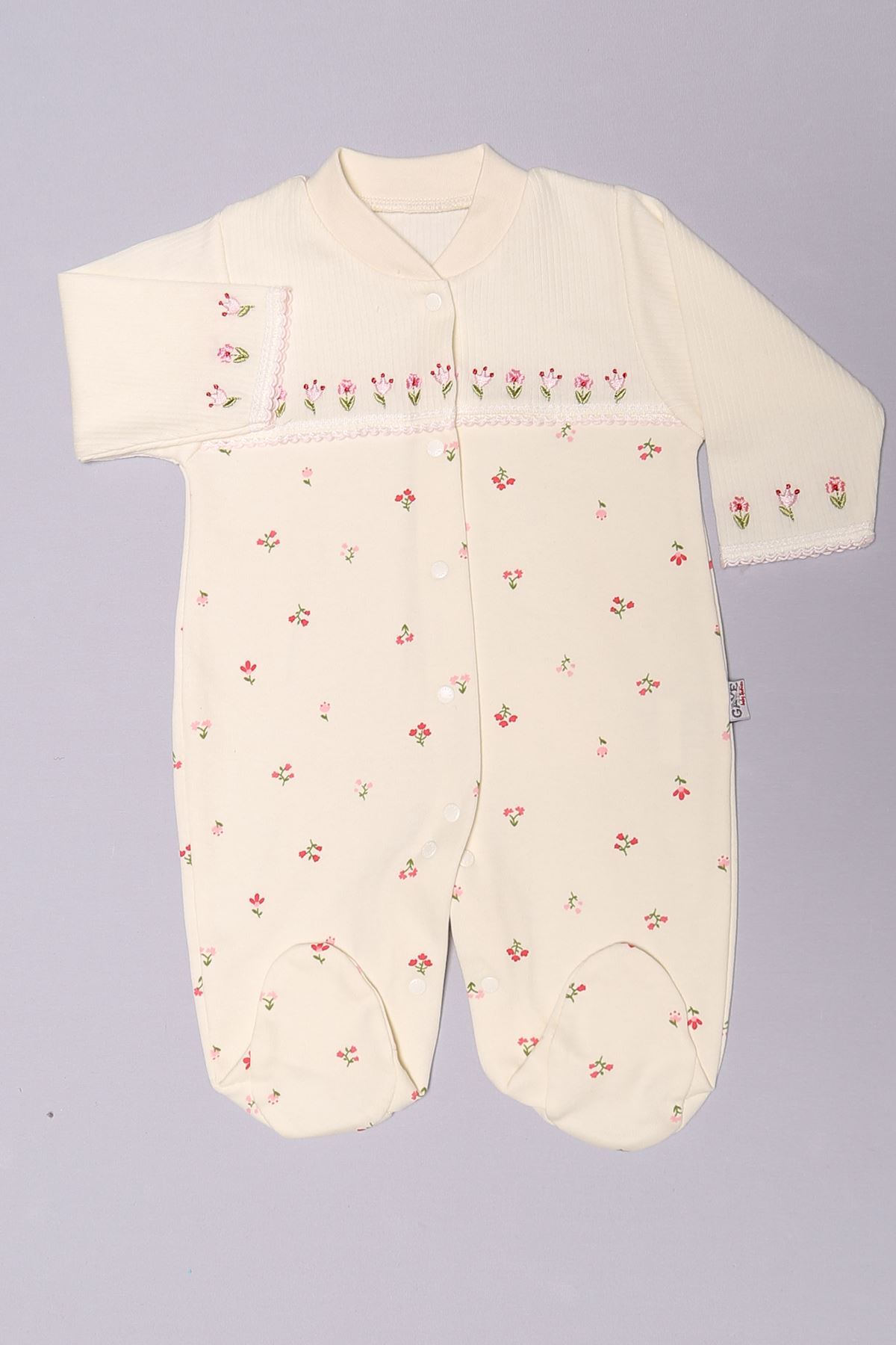 1-6 Month Baby Jumpsuit Ekrupembe - 02267.1803.