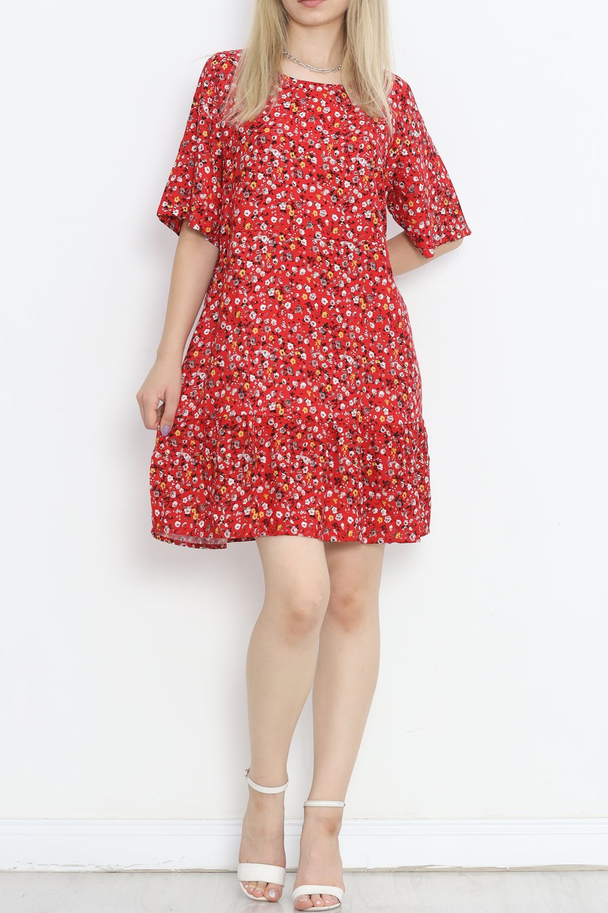 Belted Dress Red - 152406.701.