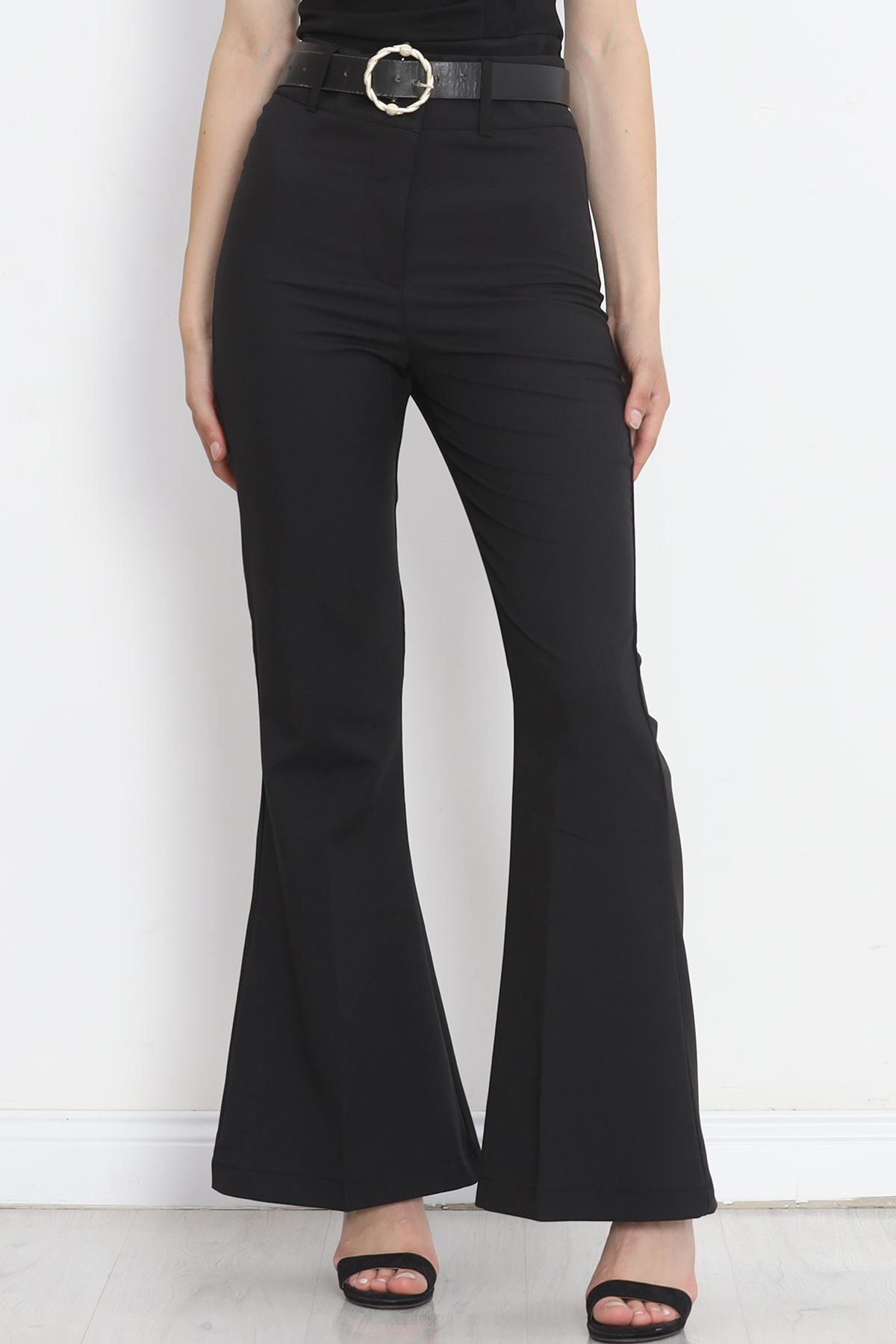 Bell Bottom Pants Black - 20715.683.