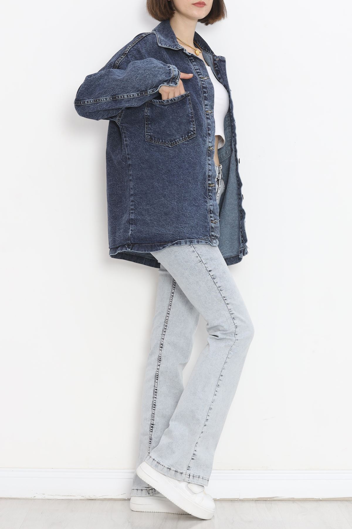 Jeans Jacket Blue with Front Pockets - 16697.1778.