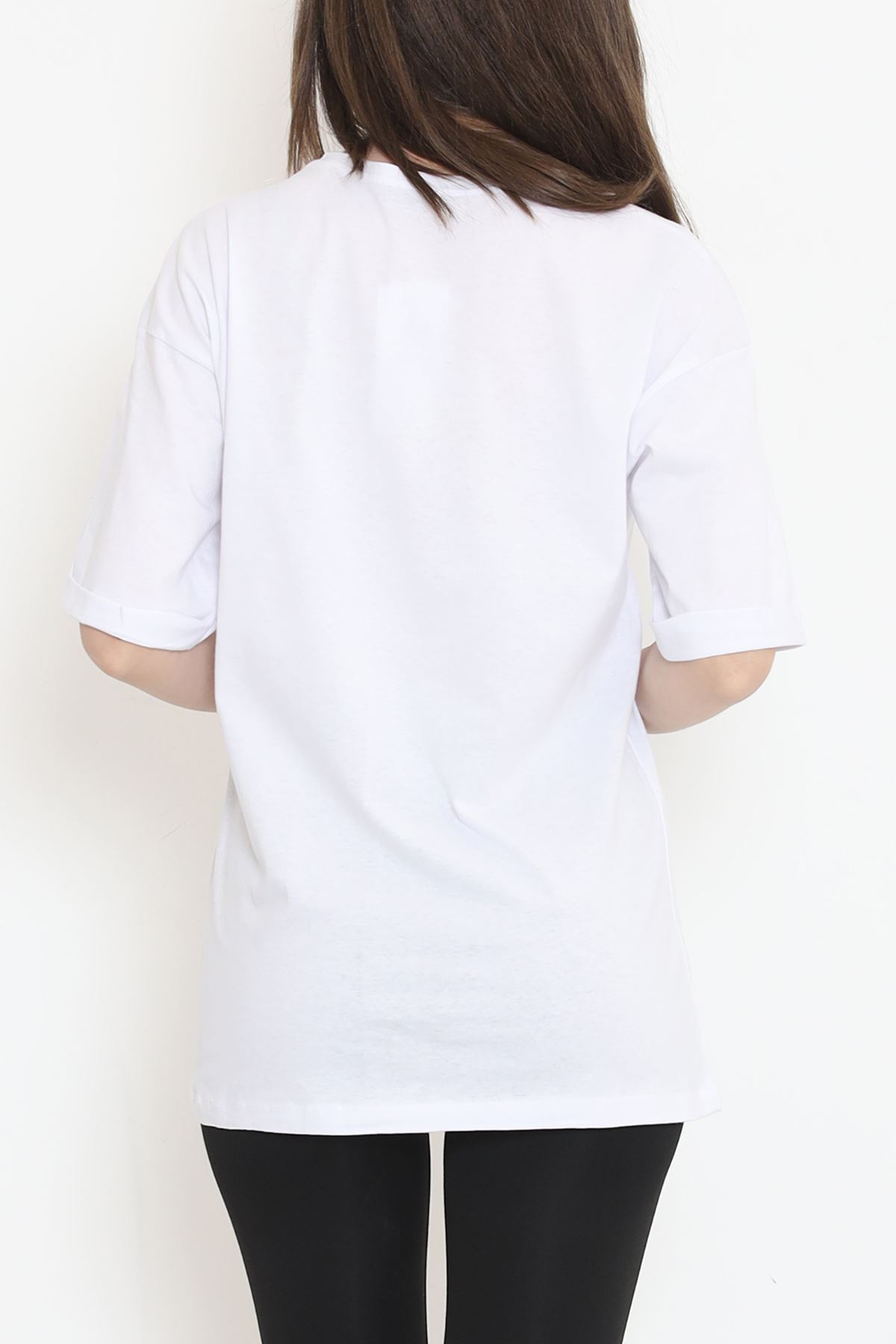 Pocket Printed T-shirt White - 16530.1567.