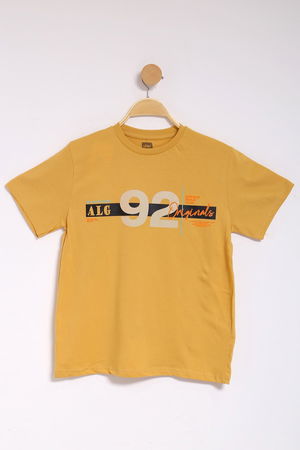 13-16 Years Printed T-Shirt Mustard - 424174.1576.