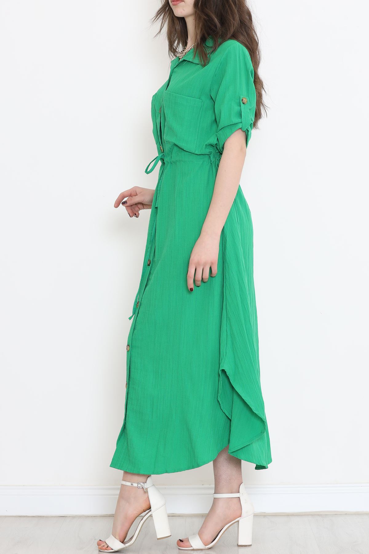 Double Pocket Dress Green - 152343.701.