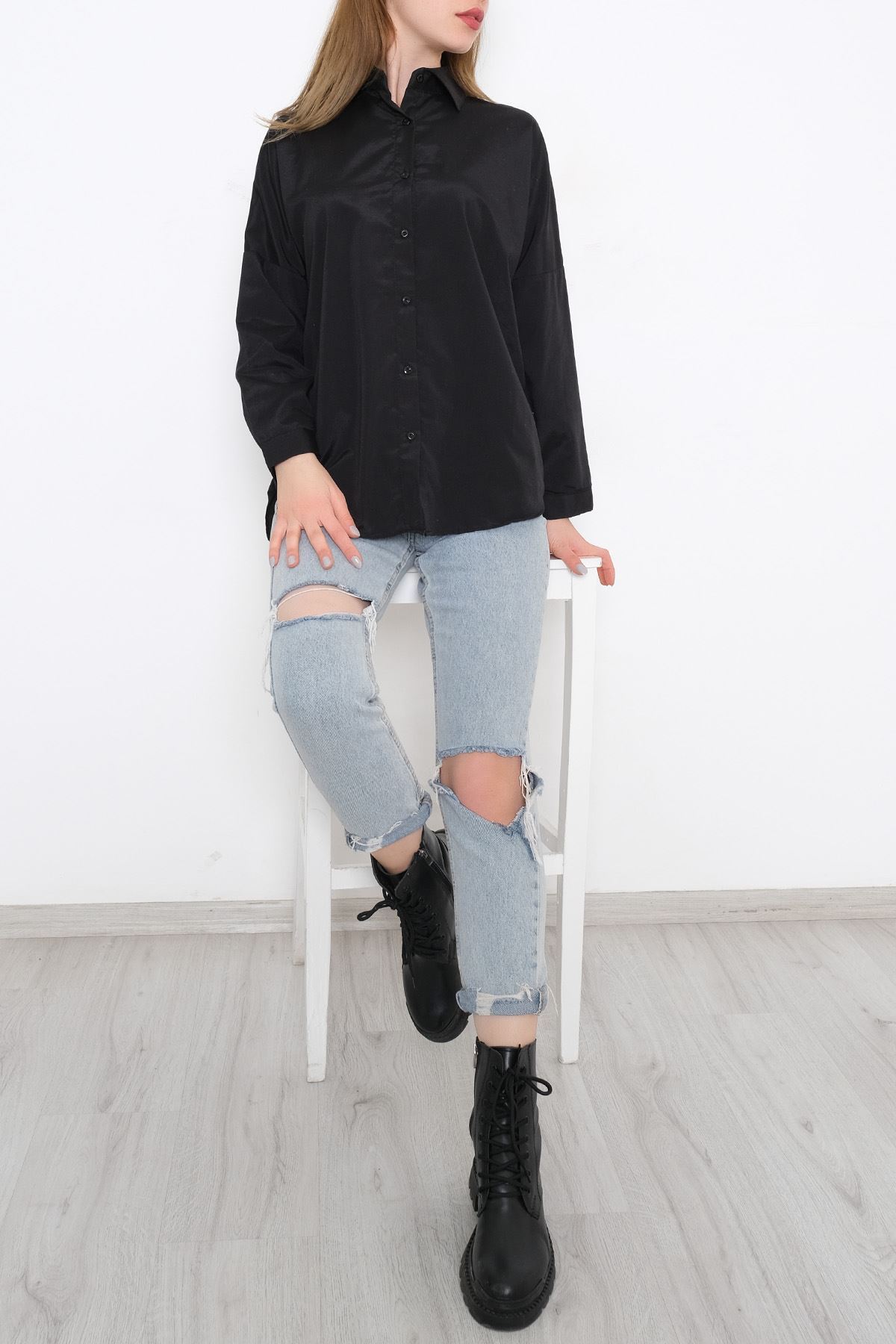 Shaggy Shirt Black - 293.1247.