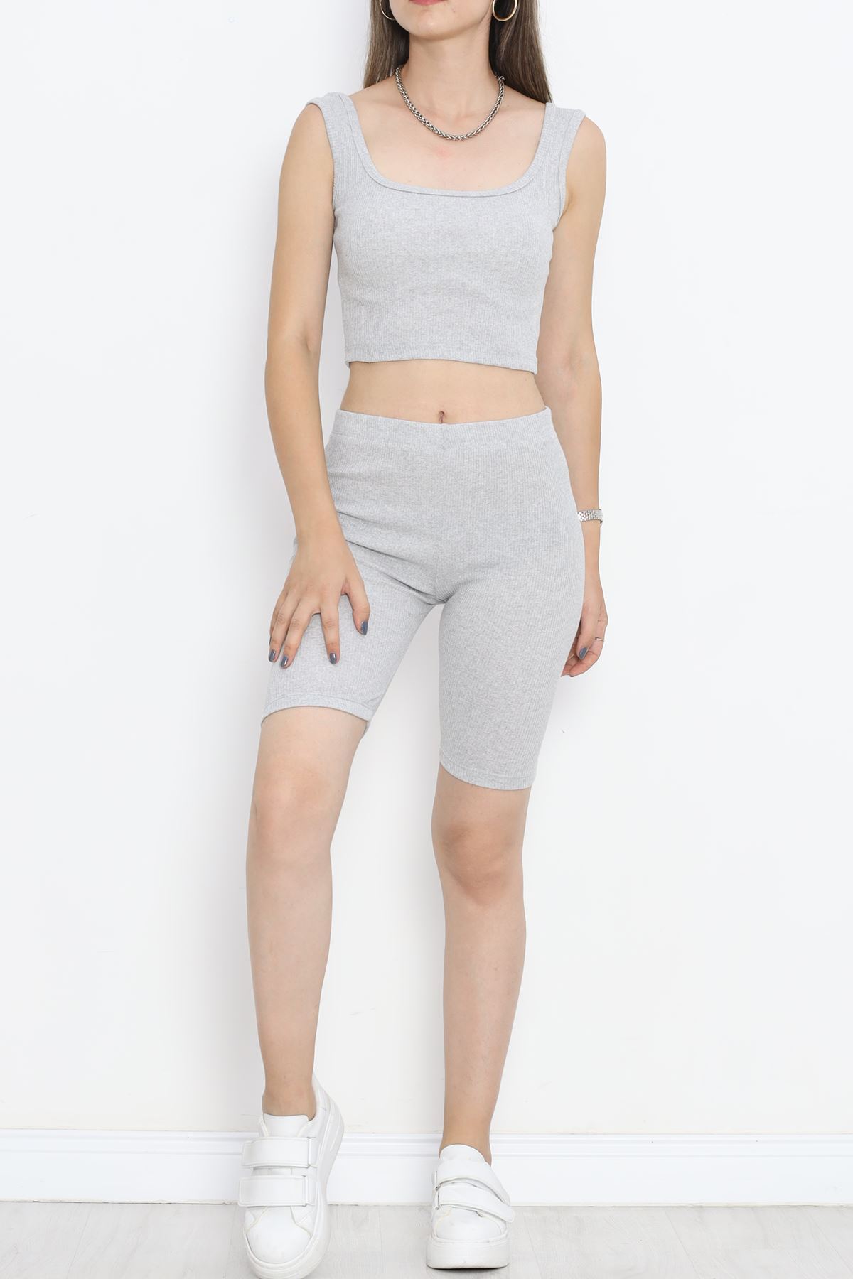 Camisole Shorts Set Gray - 16608.1567.