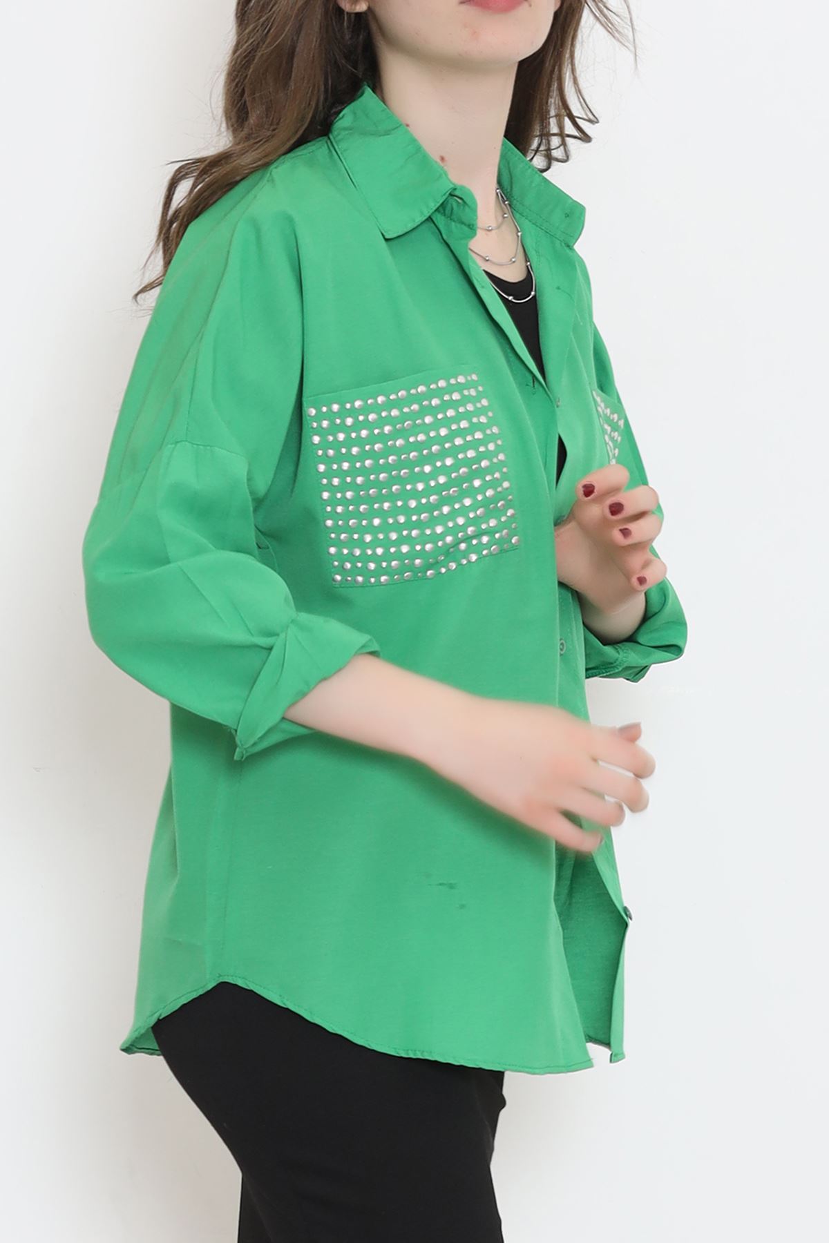 Metal Stone Shirt Green - 955.1247.