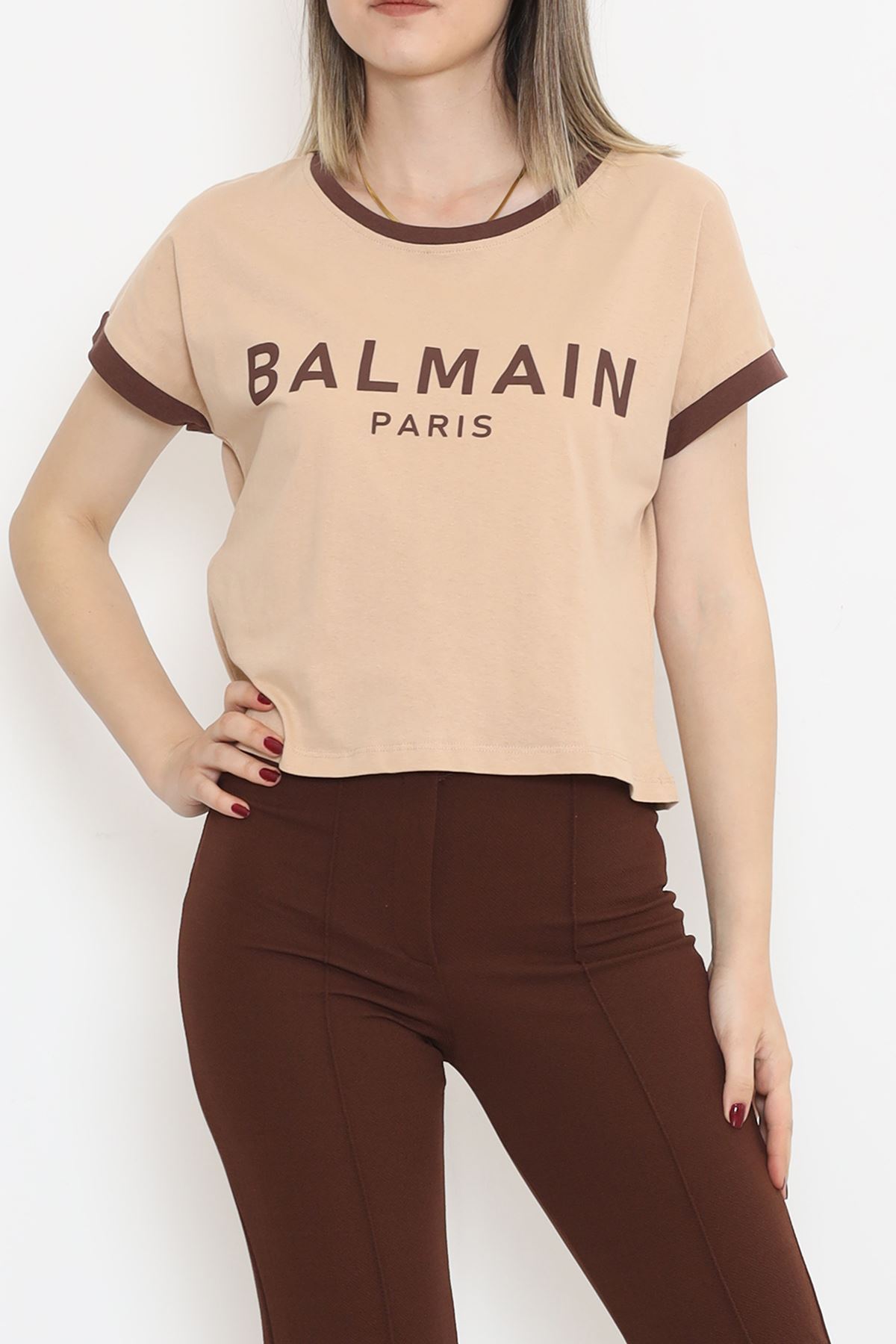 Printed T-shirt Beige - 16553.1567.