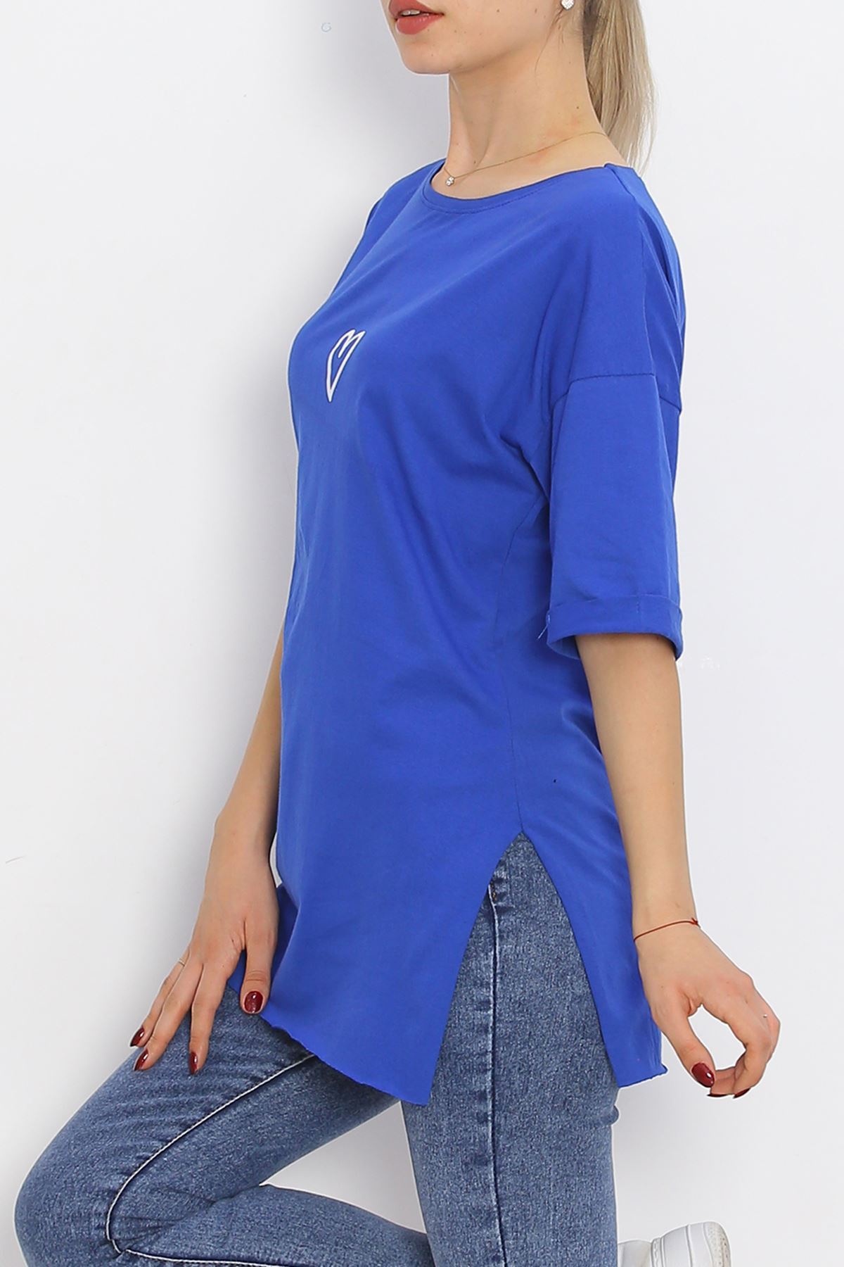 Double Sleeve Printed T-Shirt Saks - 16556.1567.