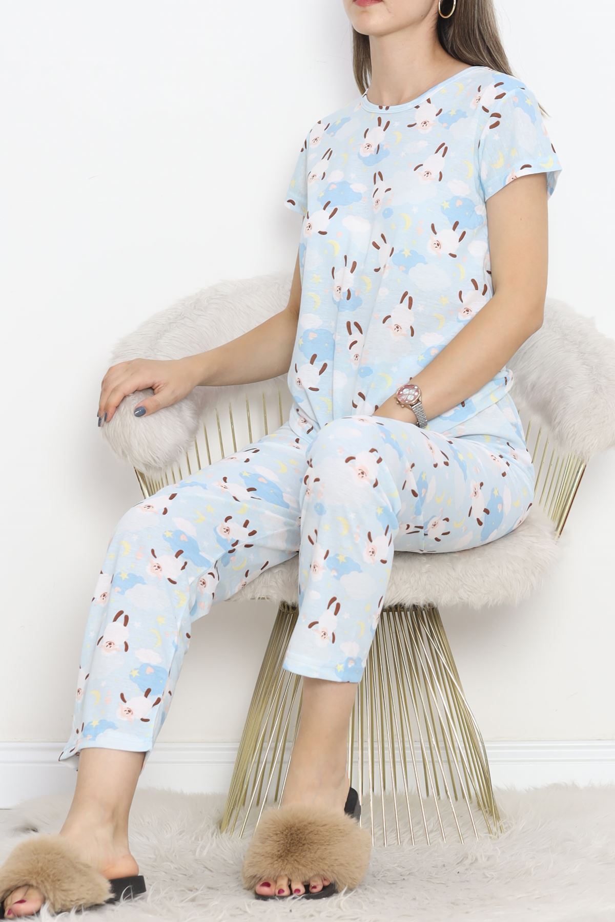 Patterned Pajama Set Bebemavi - 130.1287.