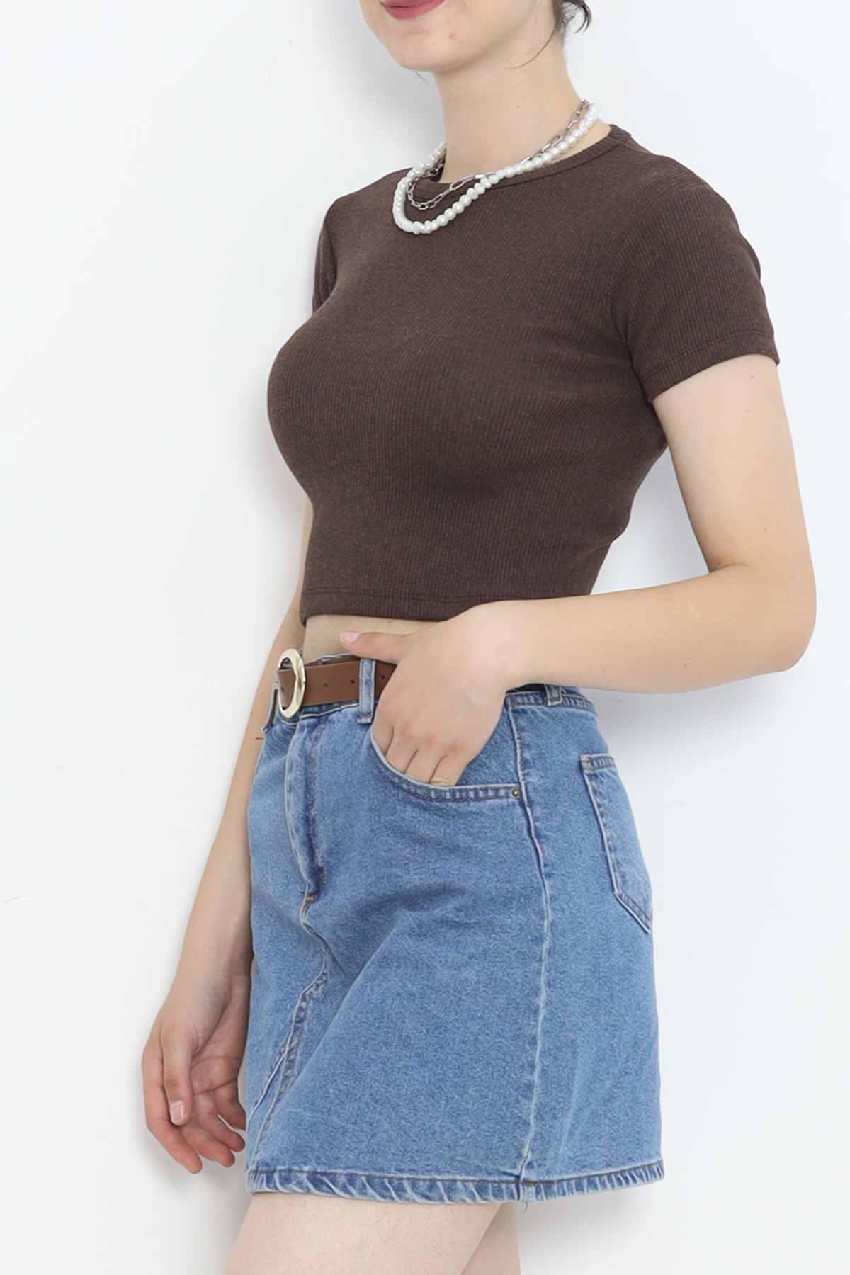 Crew Neck Camisole Body Light Brown - 18880.1567.