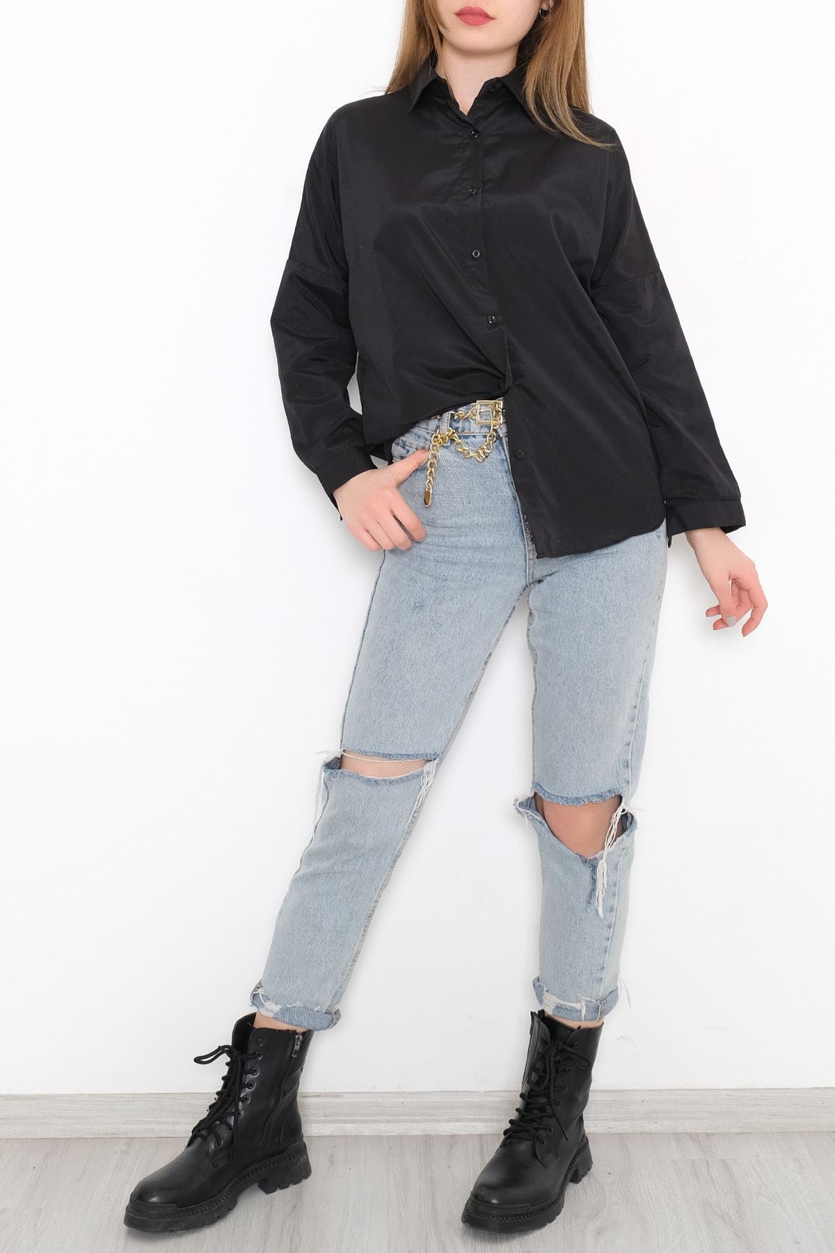 Shaggy Shirt Black - 293.1247.