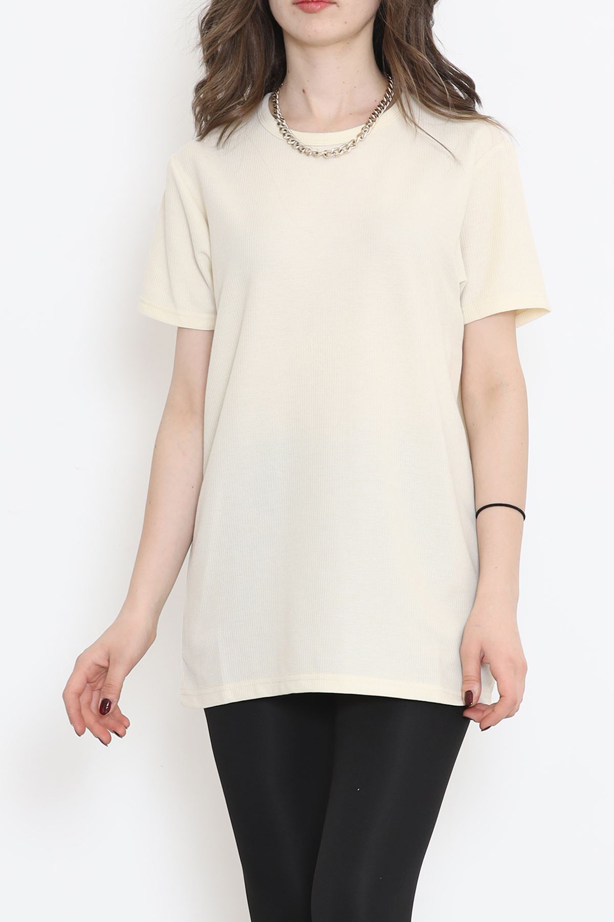 Waffle T-shirt Beige - 152433.275.