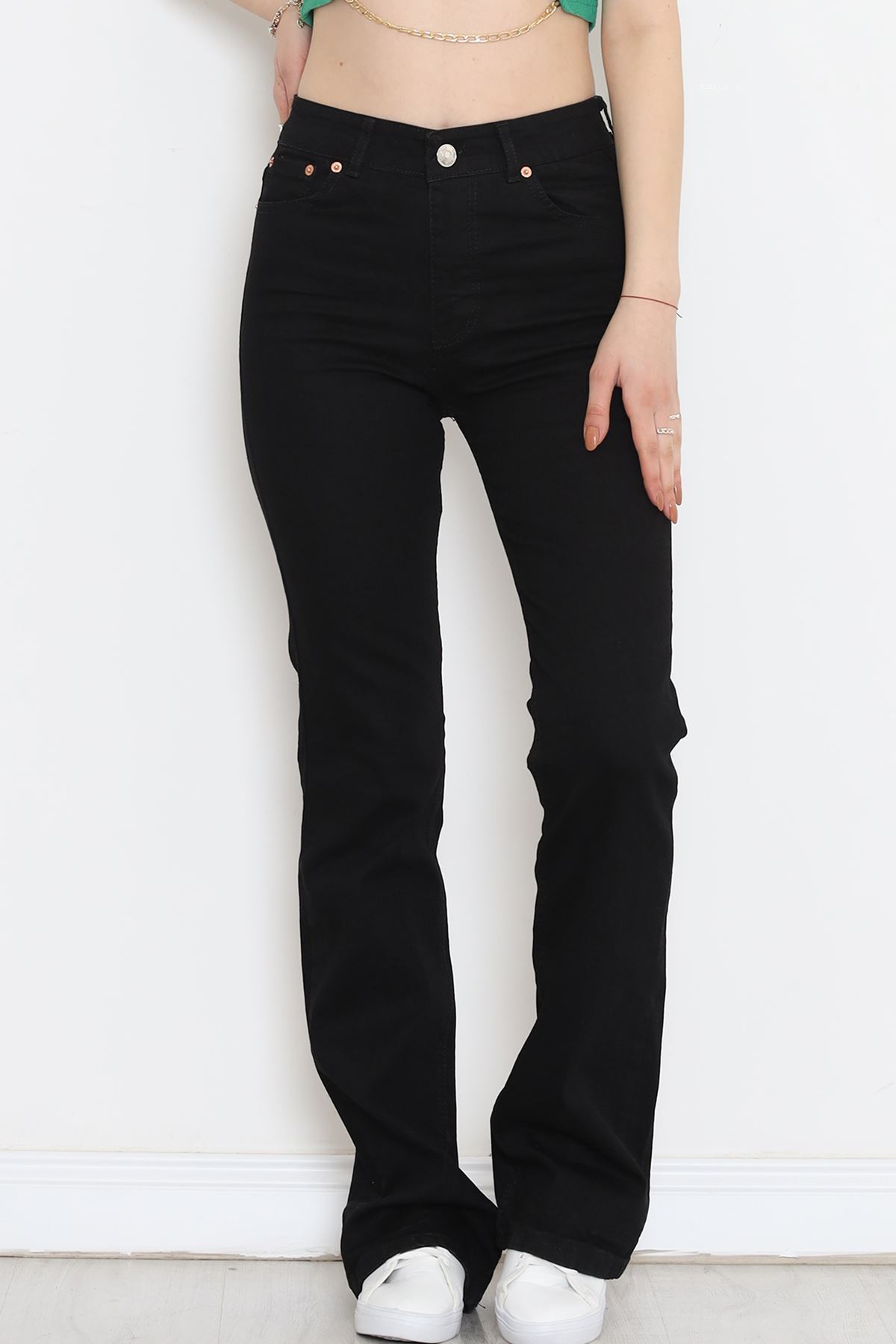 Flared Jeans Black1 - 18201.1431.