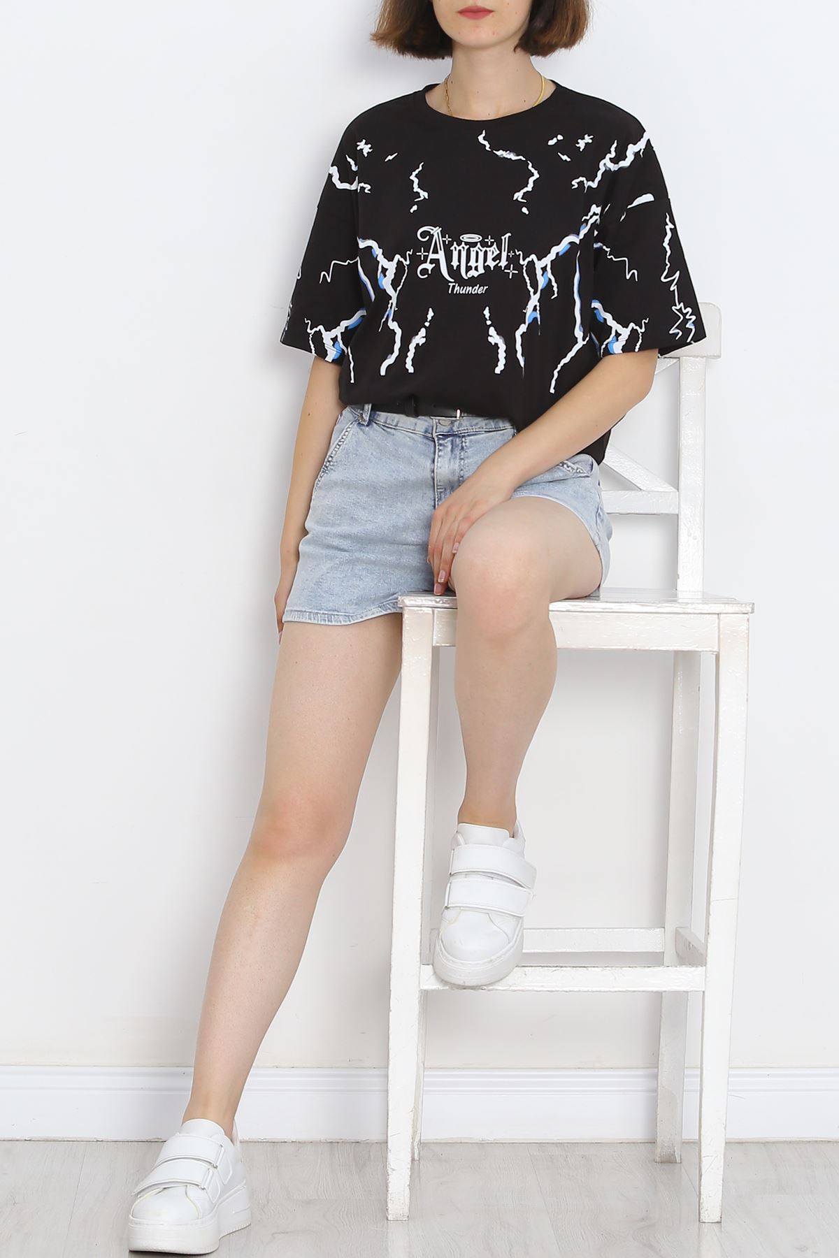 Printed T-shirt Black - 20014.1567.