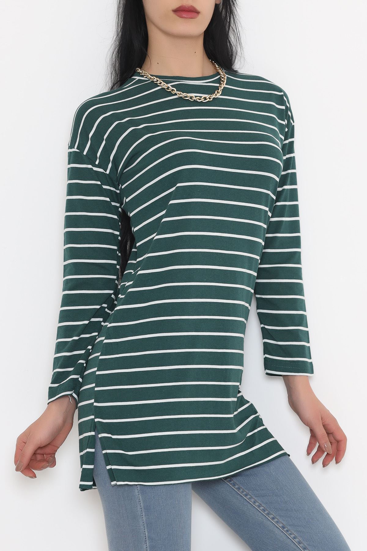 Striped Tunic Dark Green - 11313.1567.