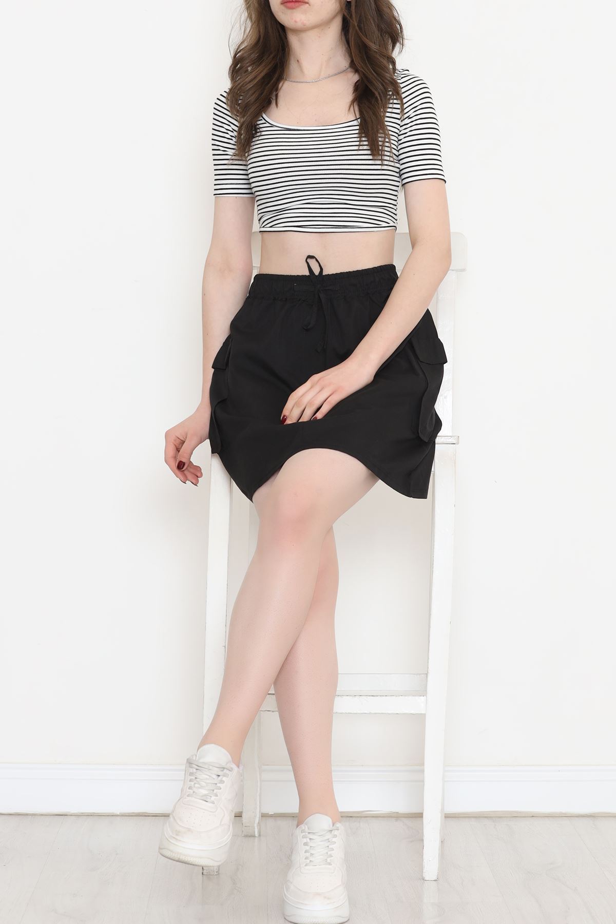 Double Pocket Skirt Black - 3468.1595.