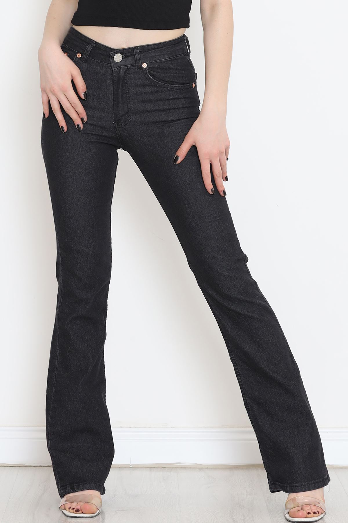 Flared Denim Jeans in Koyufüme - 17274.1431.