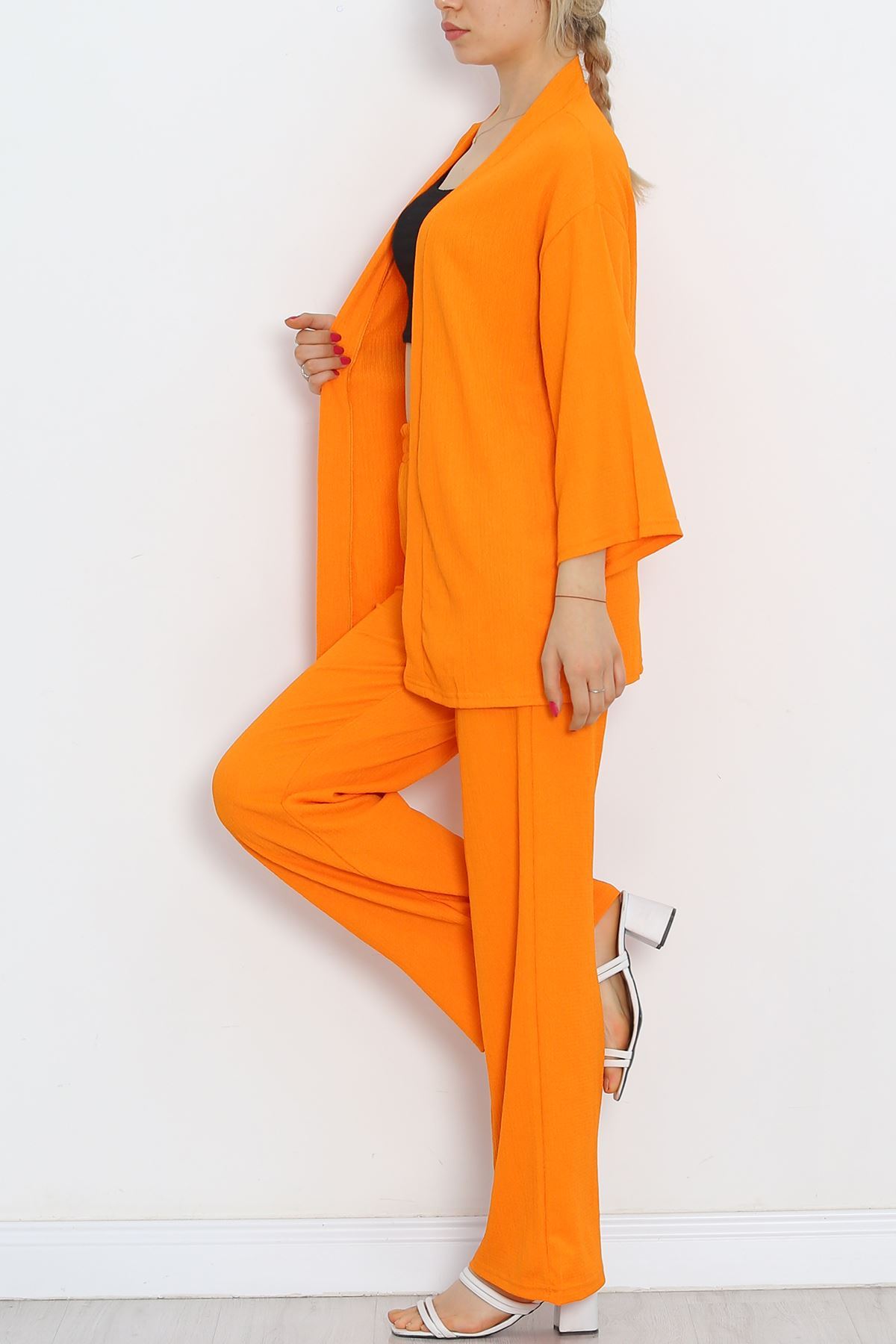 Long Kimono Suit Oranj - 722.1247.