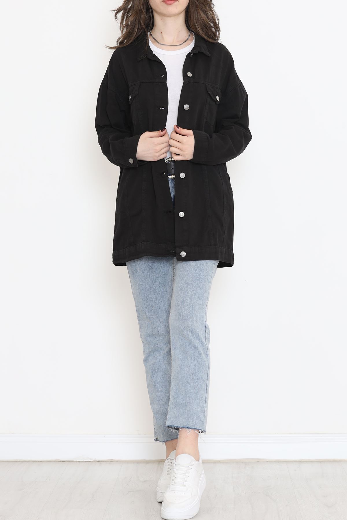 Gabardine Jacket Black2 - 9002.1367.