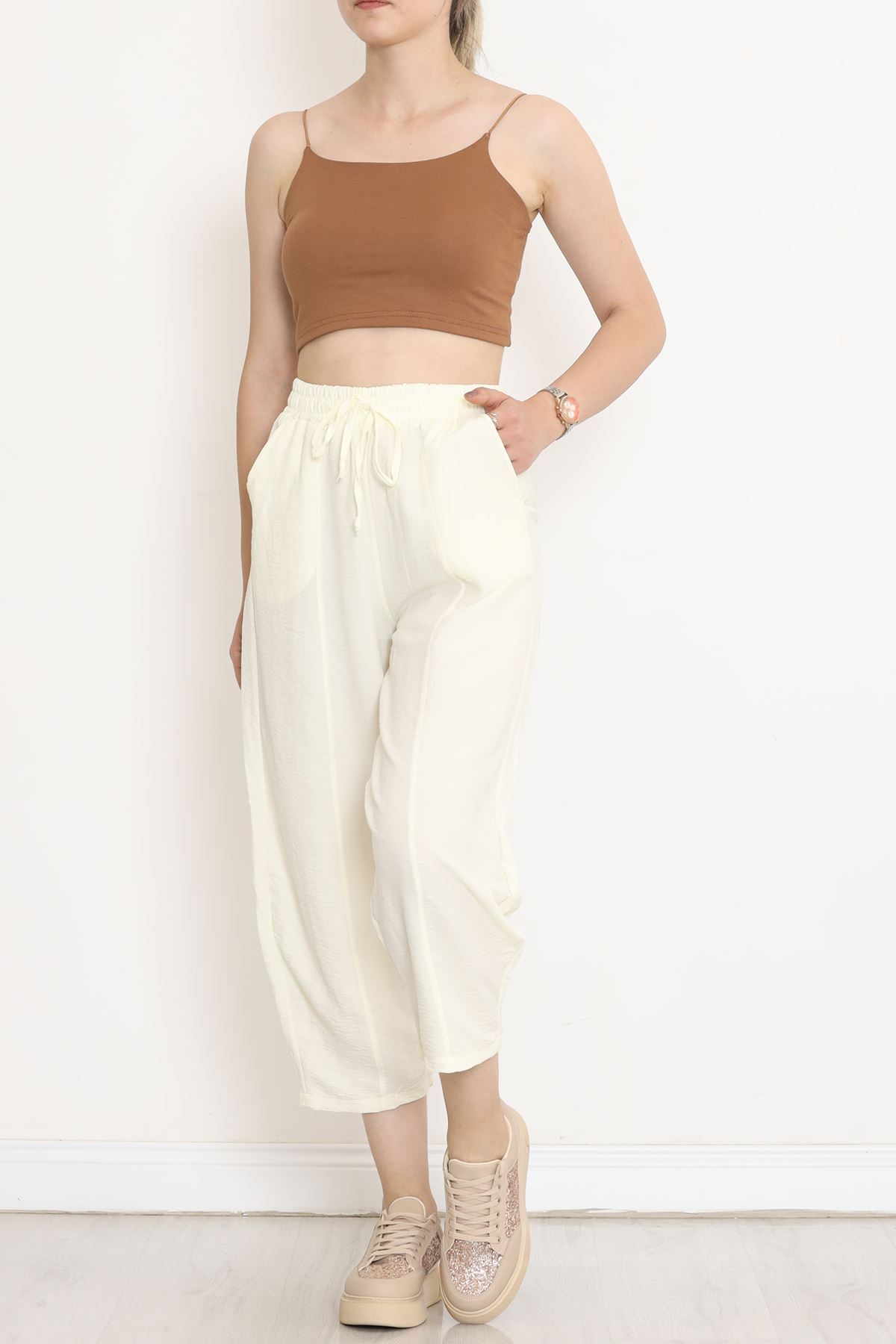 Çımalı Shalwar Pants Light Yellow - 320.1247.