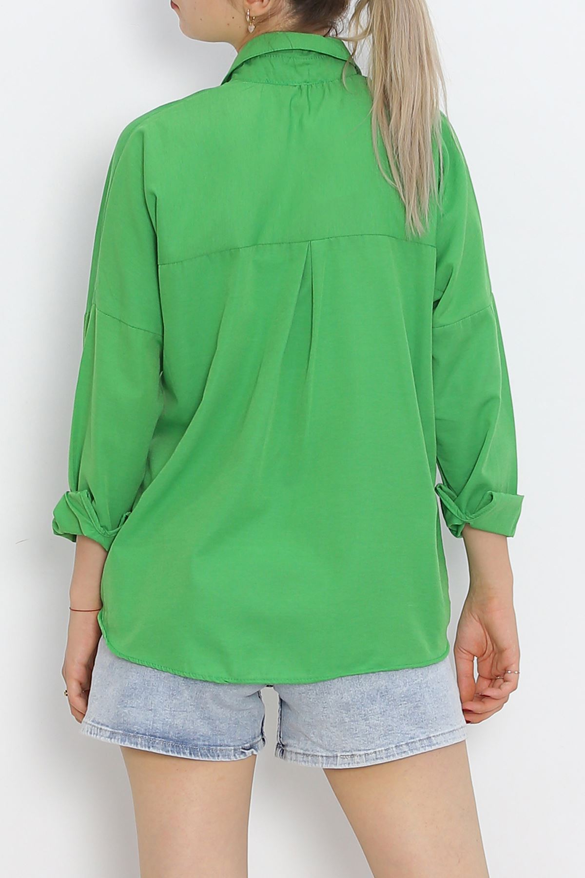 Oversize Shirt Green - 18934.1247.