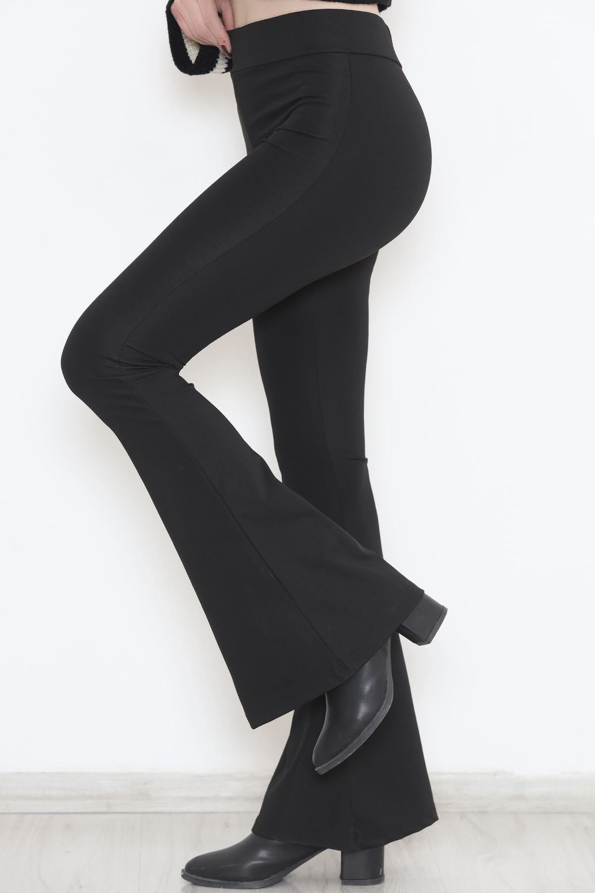 Flared Leggings Black1 - 9279.1098.