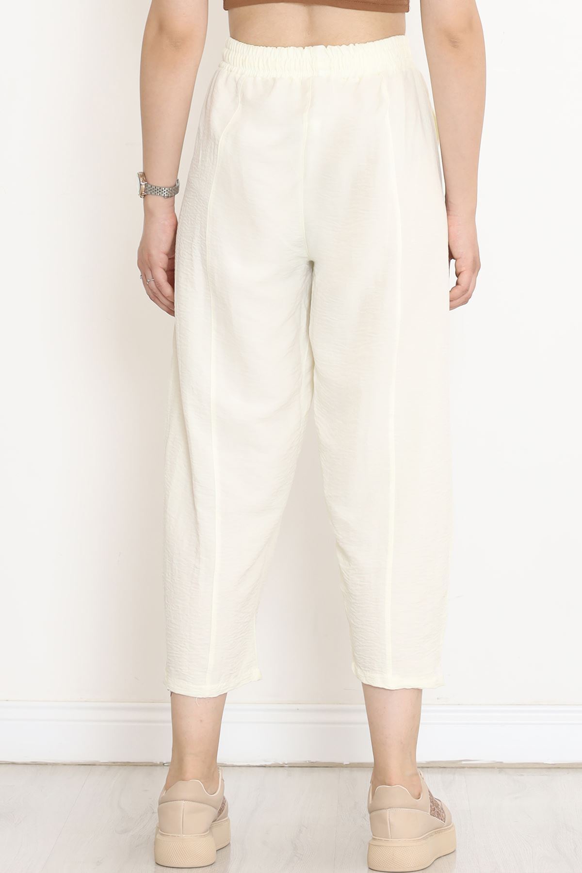 Çımalı Shalwar Pants Light Yellow - 320.1247.