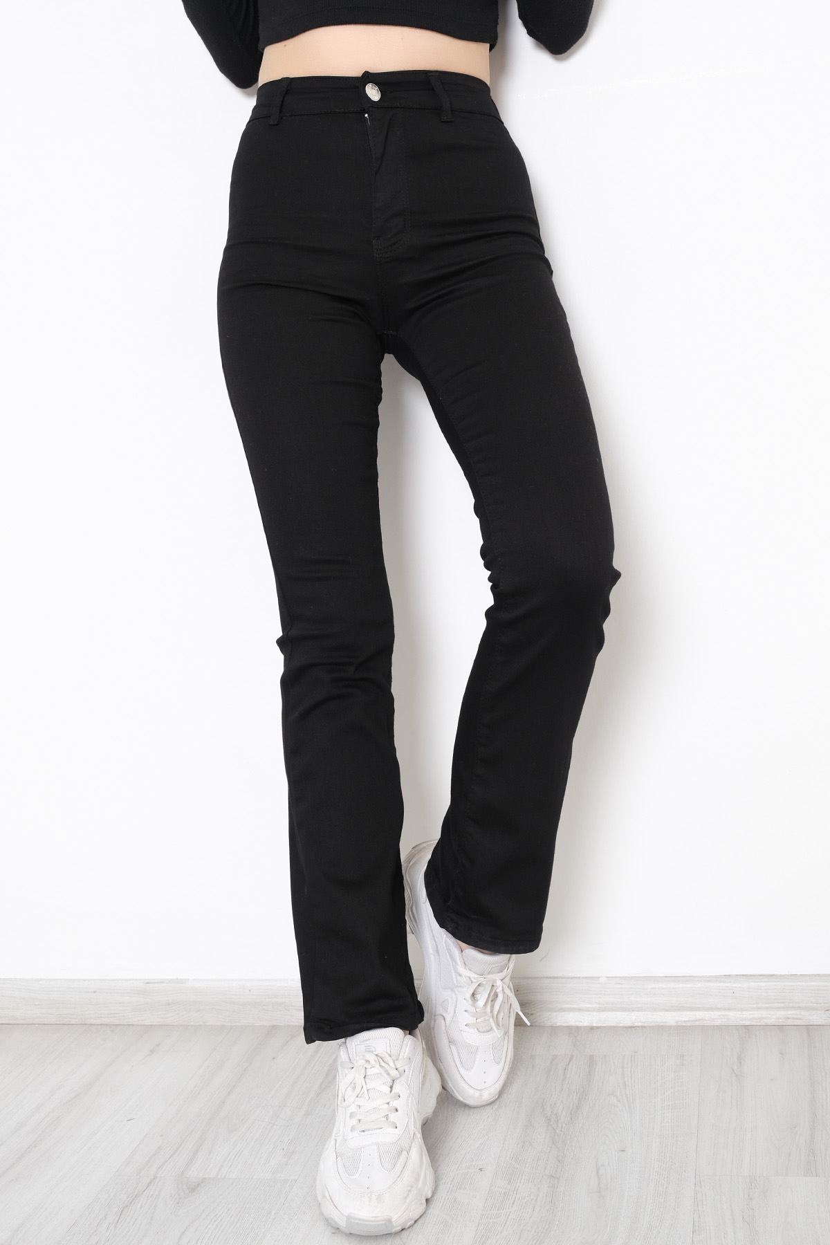 Flared Fade-Free Jeans Black - 1432.1431.