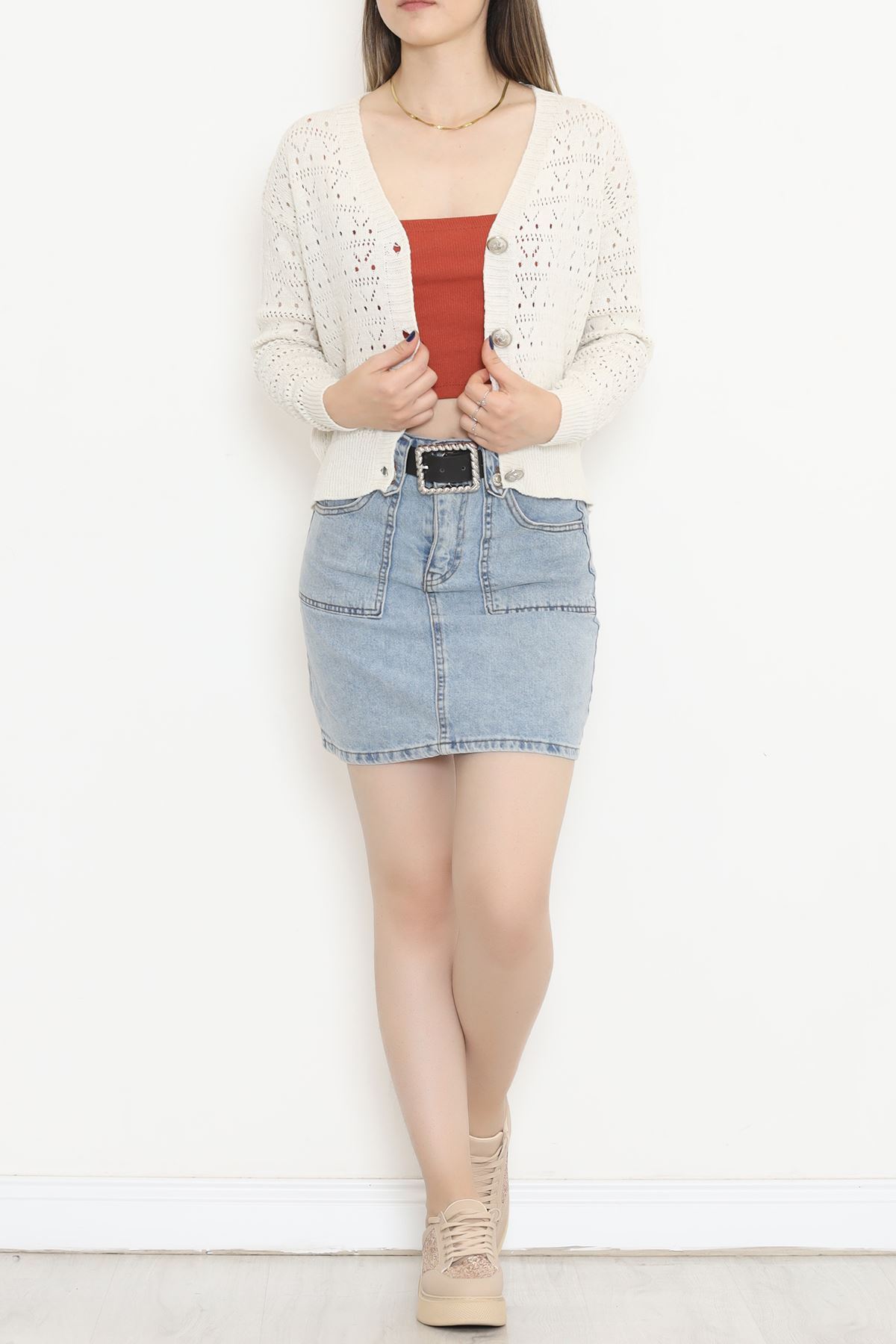 Buttoned Cardigan Cream - 18563.1247.