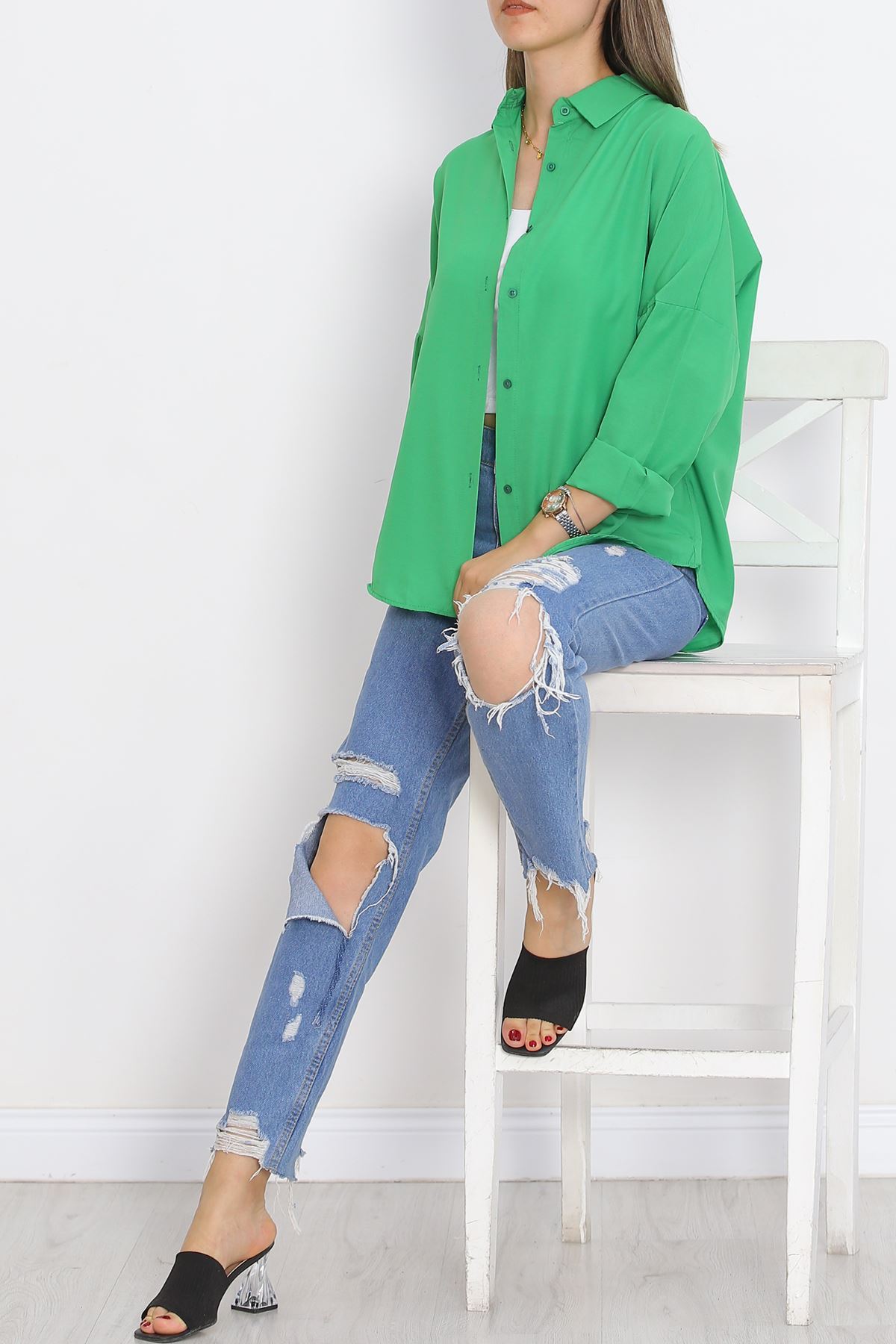 Oversize Shirt Green9 - 18934.1247.